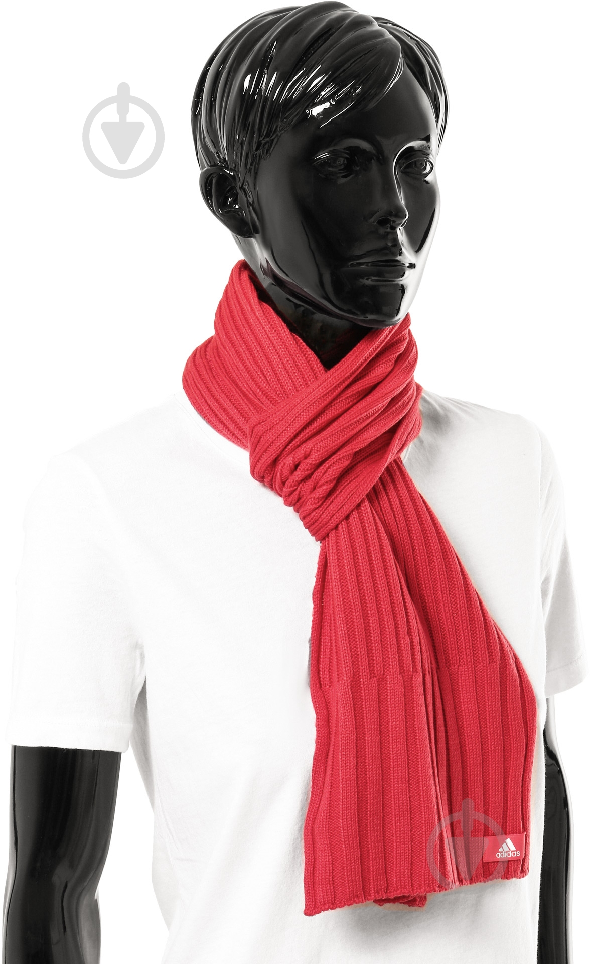 Шарф Adidas Essentials Scarf AY6627 OSFW коралловый - фото 2