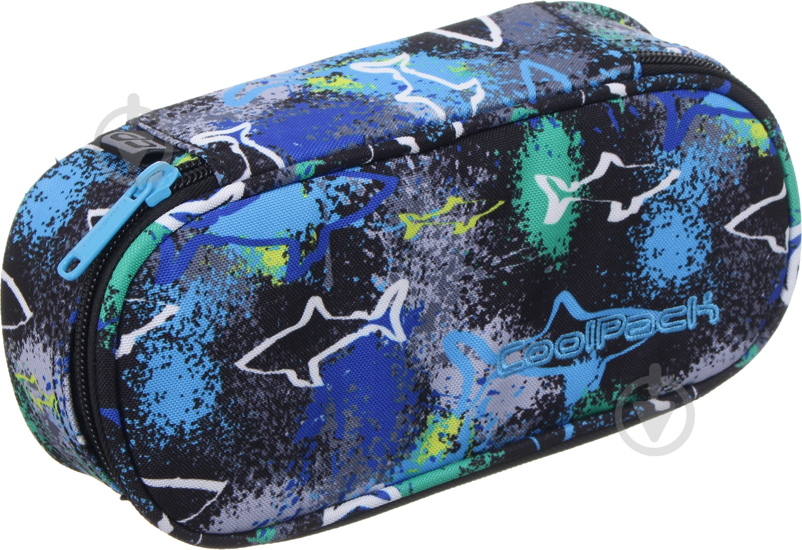 Пенал Campus Sharks CoolPack синій із малюнком - фото 2