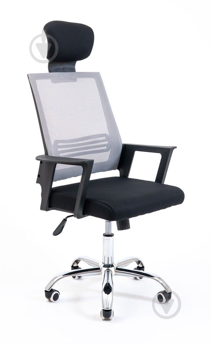 Кресло Richman Сток Сетка черно-серый - фото 1