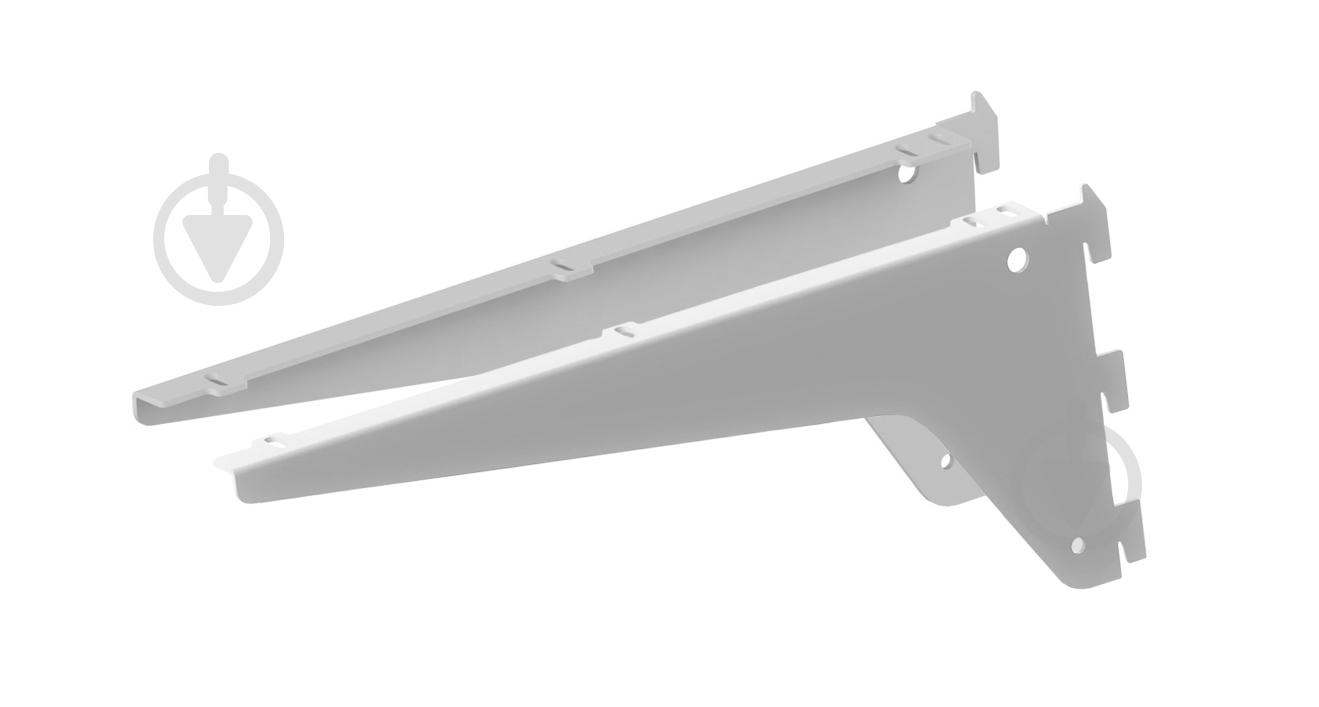 Кронштейн Kolchuga 320 мм 2 шт. белый - фото 2 Кронштейн Kolchuga 320 мм 2 шт. белый - фото 2