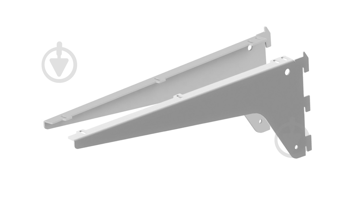 Кронштейн Kolchuga 370 мм 2 шт. білий - фото 2