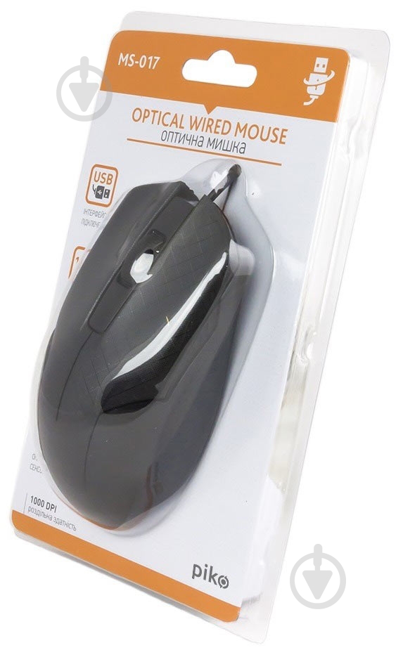 Мышь Piko MS-017 (1283126472497) Black USB - фото 3 Мышь Piko MS-017 (1283126472497) Black USB - фото 3
