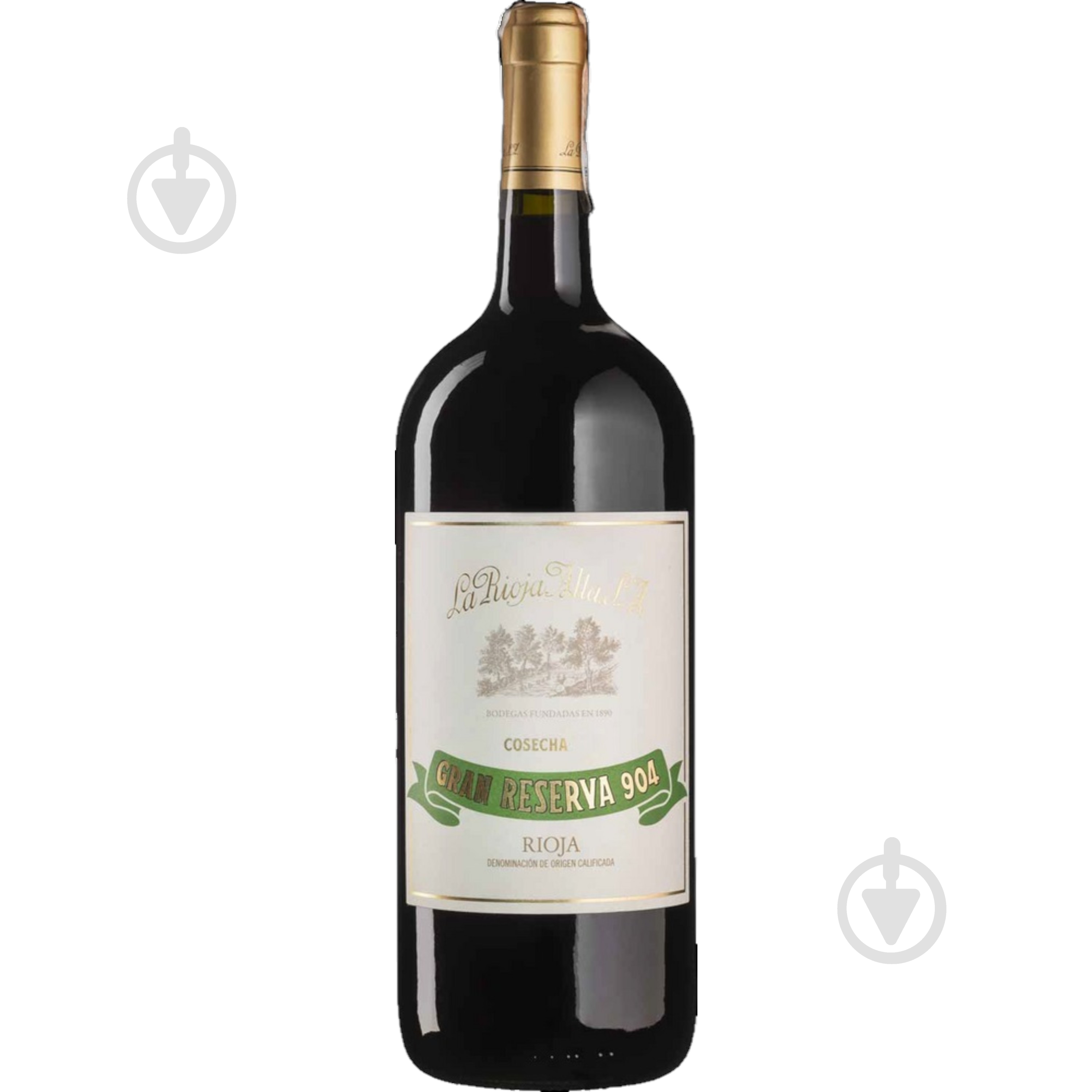 Вино La Rioja Alta сухое красное Гран Резерва 904 1,5 л - фото 1 Вино La Rioja Alta сухое красное Гран Резерва 904 1,5 л - фото 1