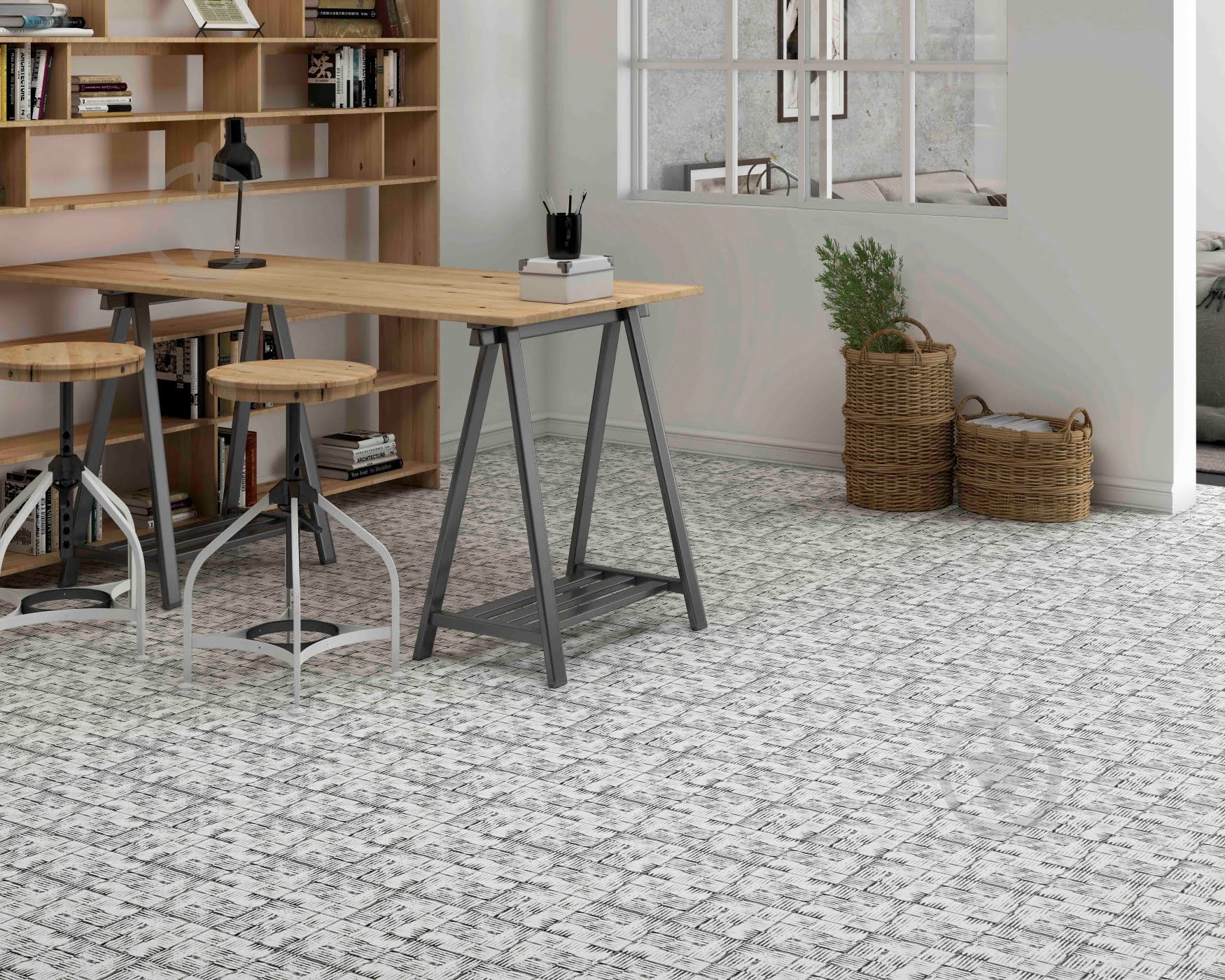 Плитка Ceramica Ribesalbes Crayon Pavement 15x15 см - фото 2