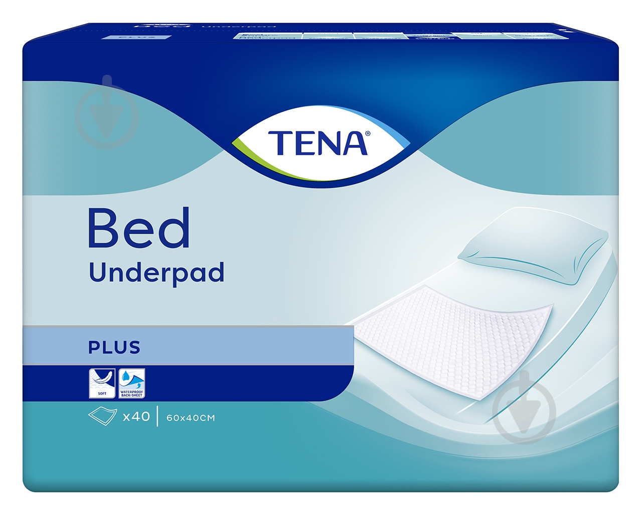 Пеленки одноразовые Tena Bed Plus 40 шт. 40х60 см - фото 2