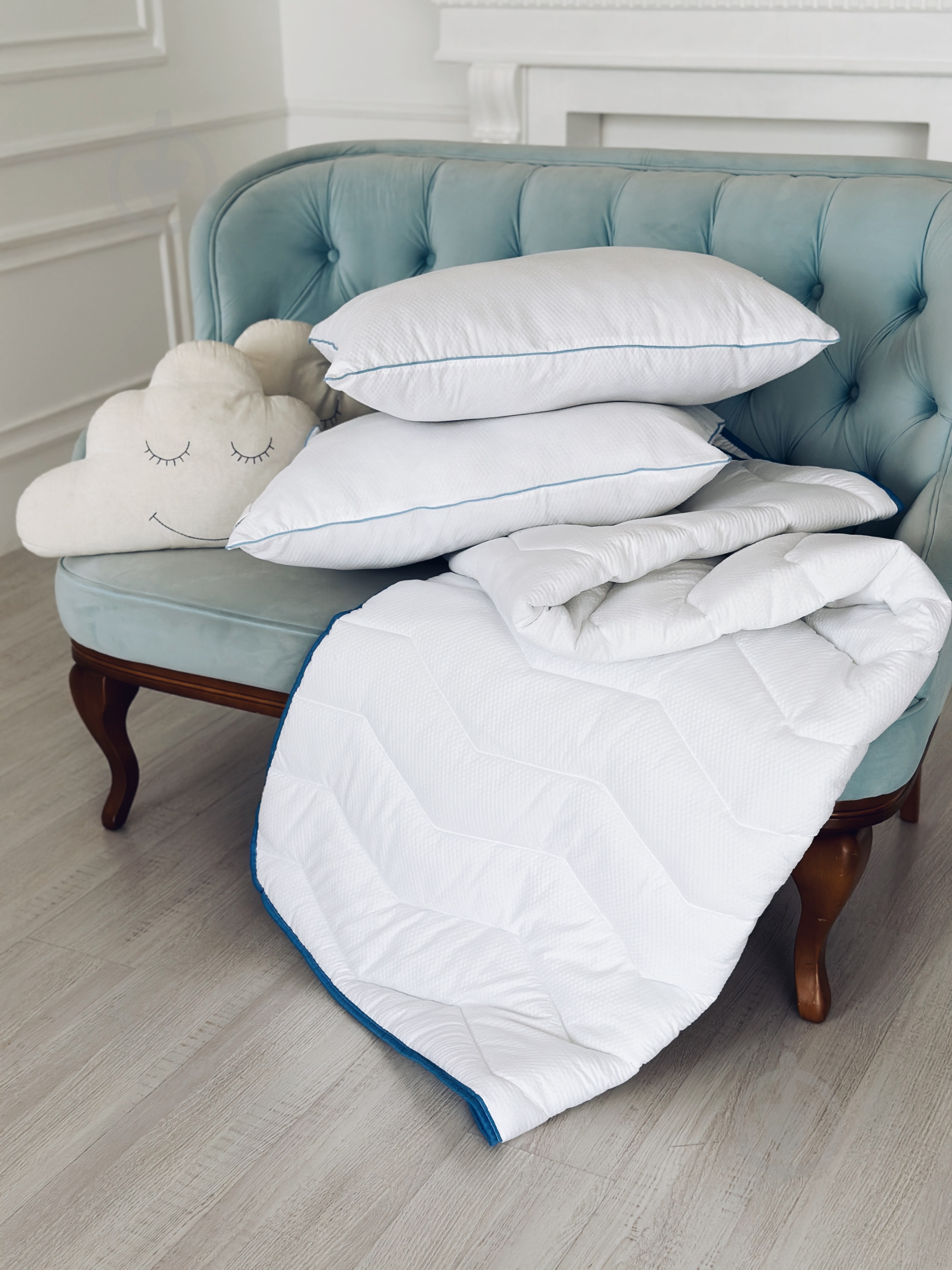 Одеяло демисезонное BUBBLE ЗИГЗАГ 170x205 см ARCLOUD белый - фото 7