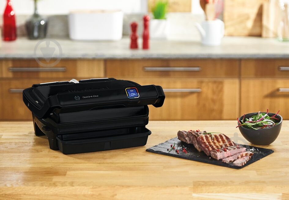 Гриль-барбекю Tefal OptiGrill Elite GC750830 - фото 7