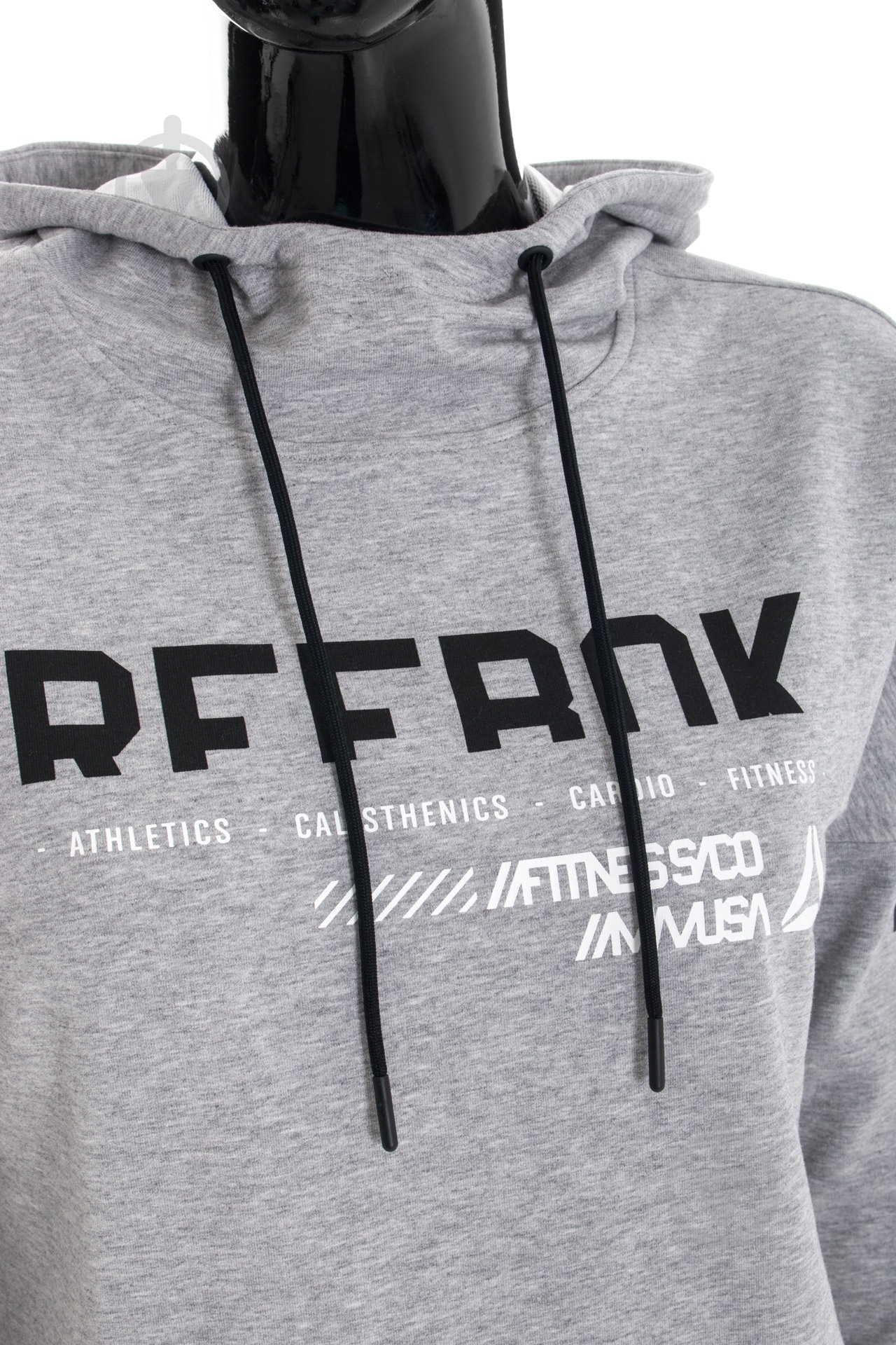 Худи Reebok Workout Ready Cotton Graphic AY1911 р. XS серый - фото 6