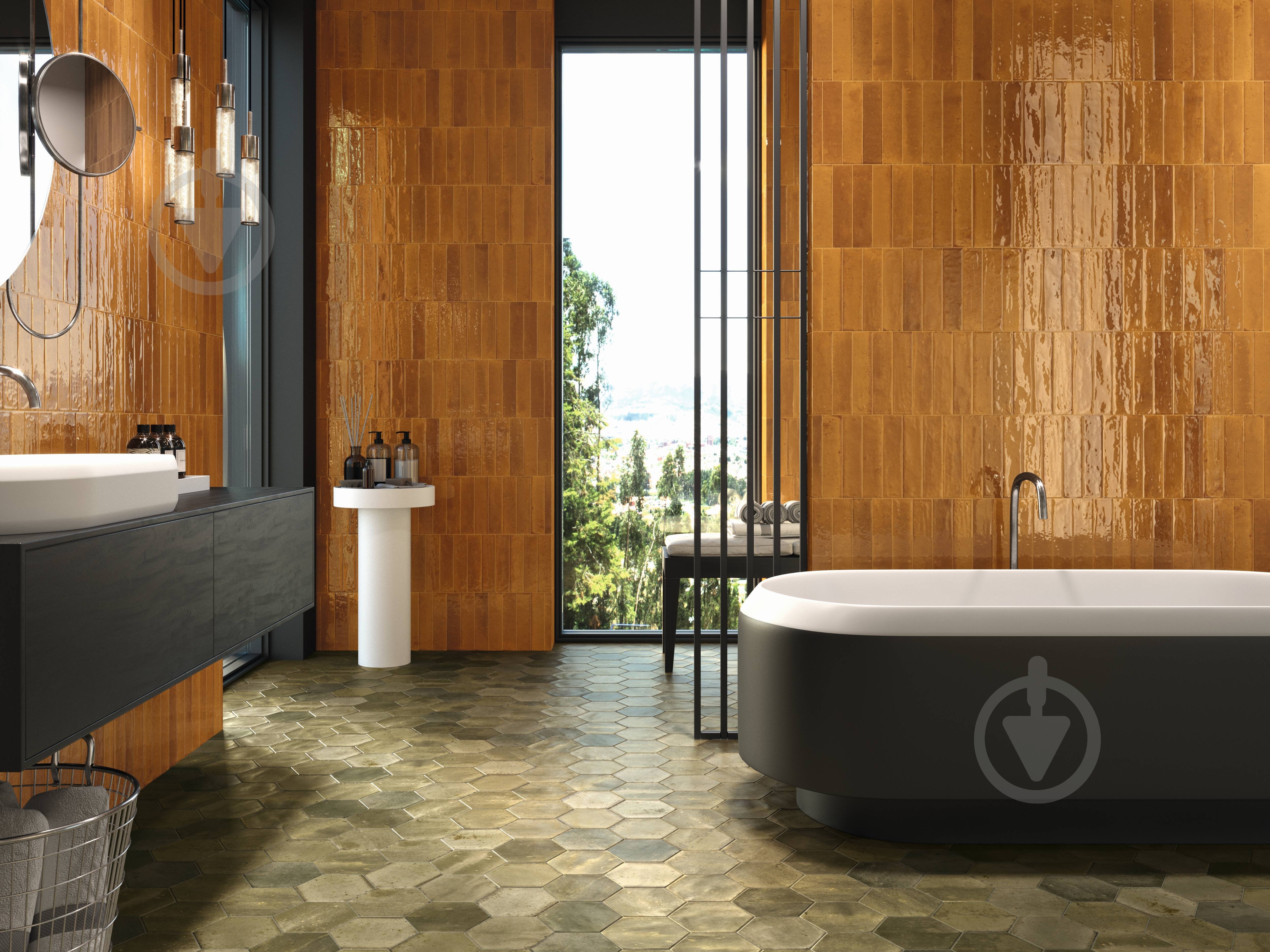 Плитка Ceramica Ribesalbes Hope Ocre 6x25 см - фото 2