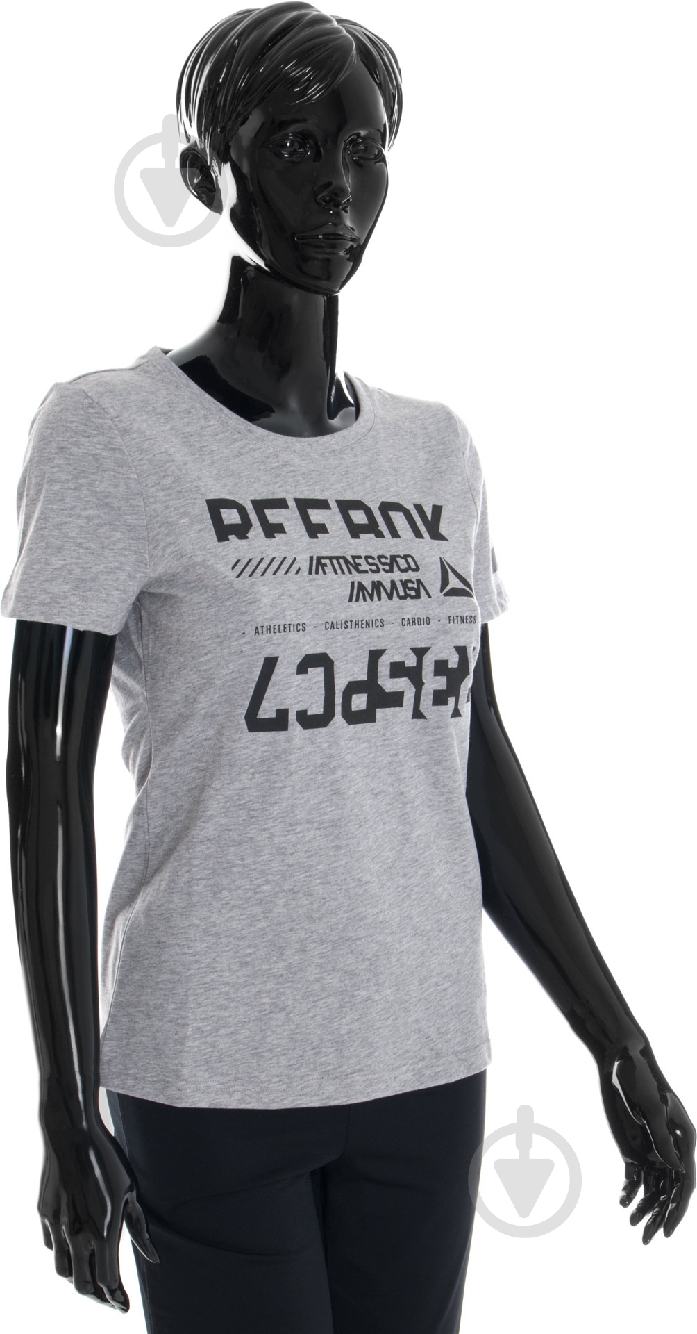 Футболка Reebok WOR CS TEE AY1922 р.XS серый - фото 2