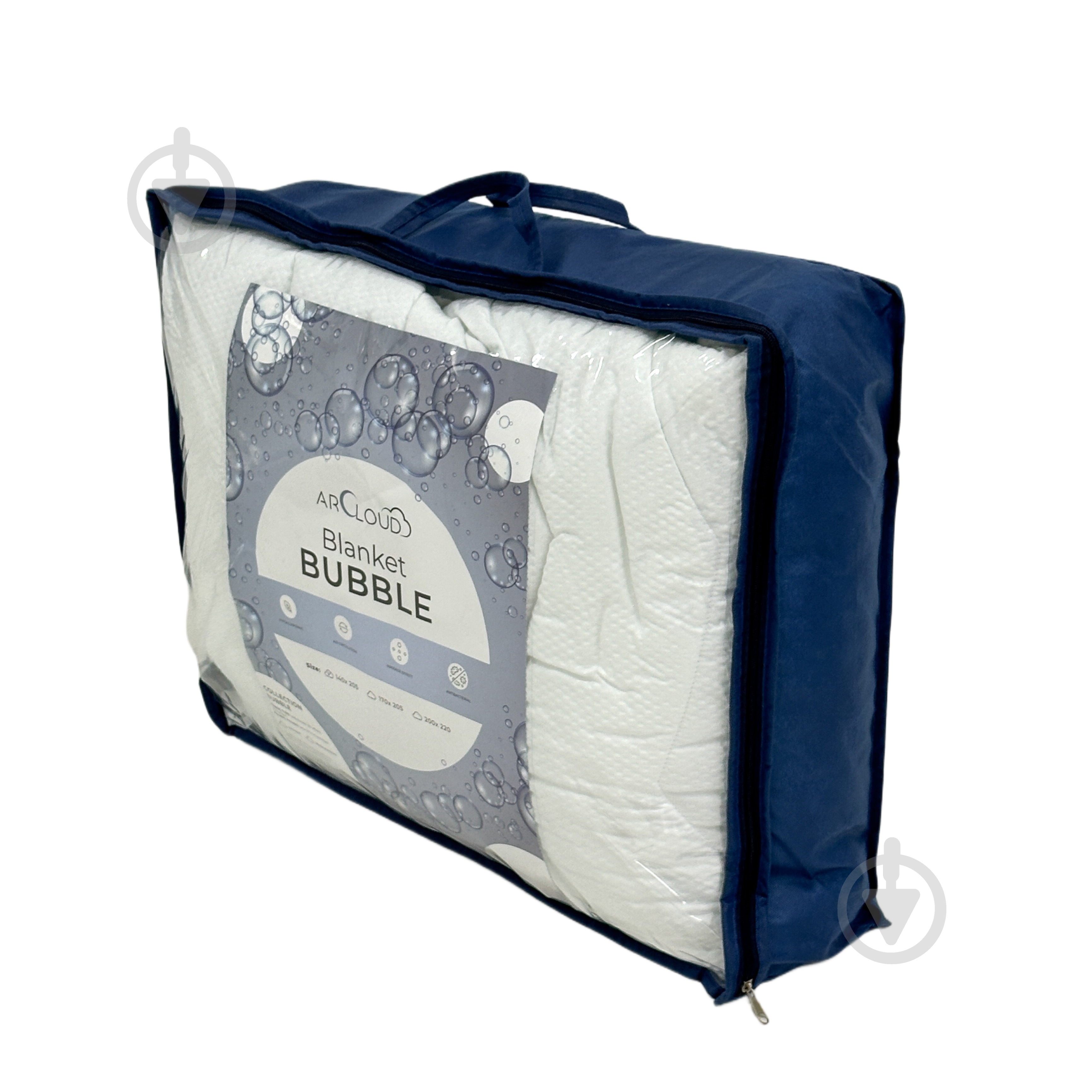 Одеяло демисезонное BUBBLE / Бабл 200x220 см ARCLOUD белый - фото 7