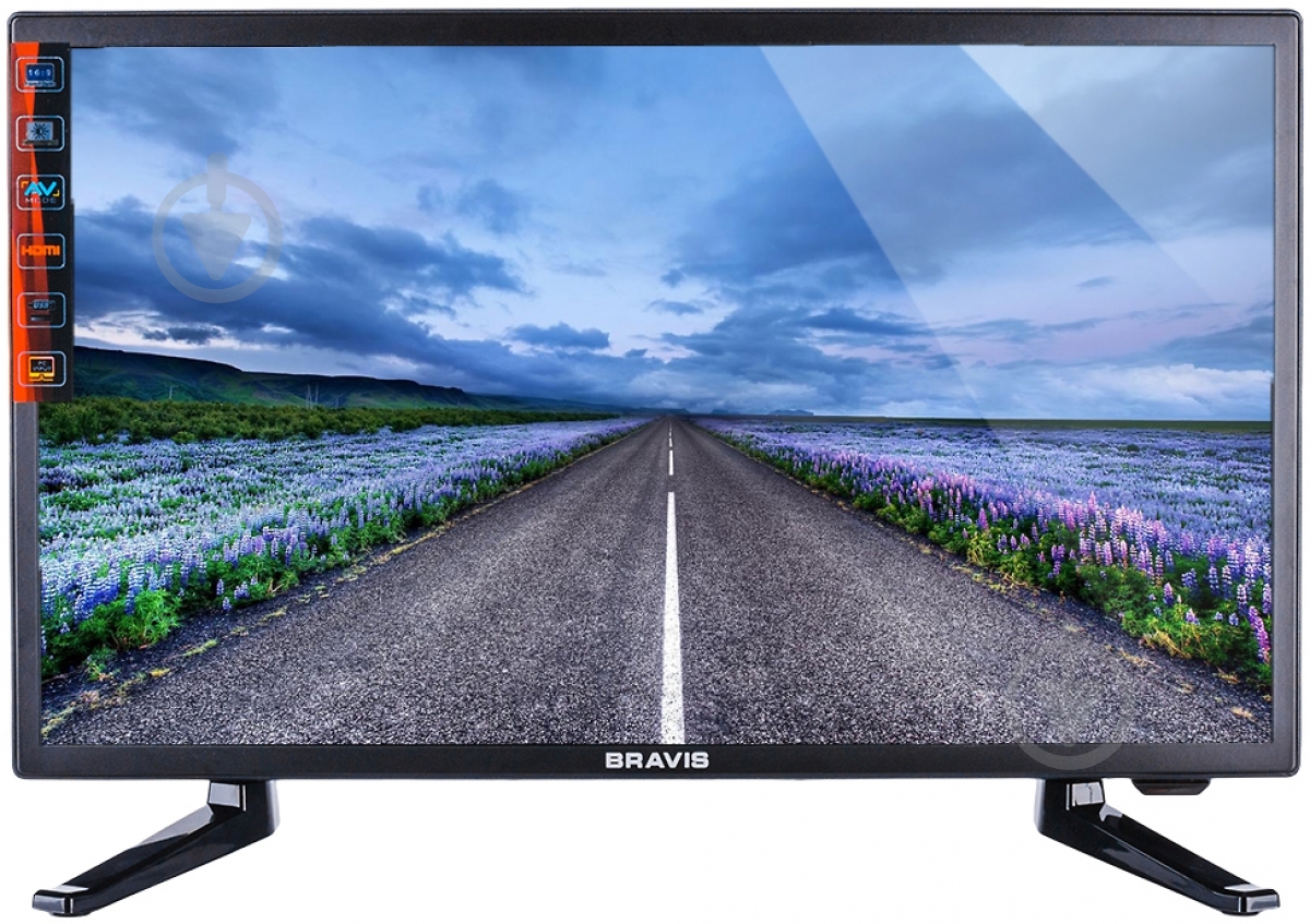 Телевизор Bravis 6198989 BRAVIS LED-2228 black - фото 1