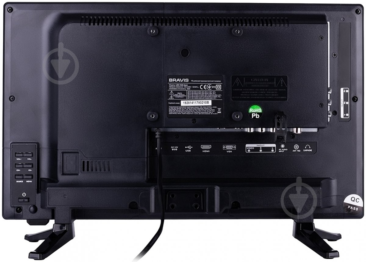 Телевизор Bravis 6198989 BRAVIS LED-2228 black - фото 5