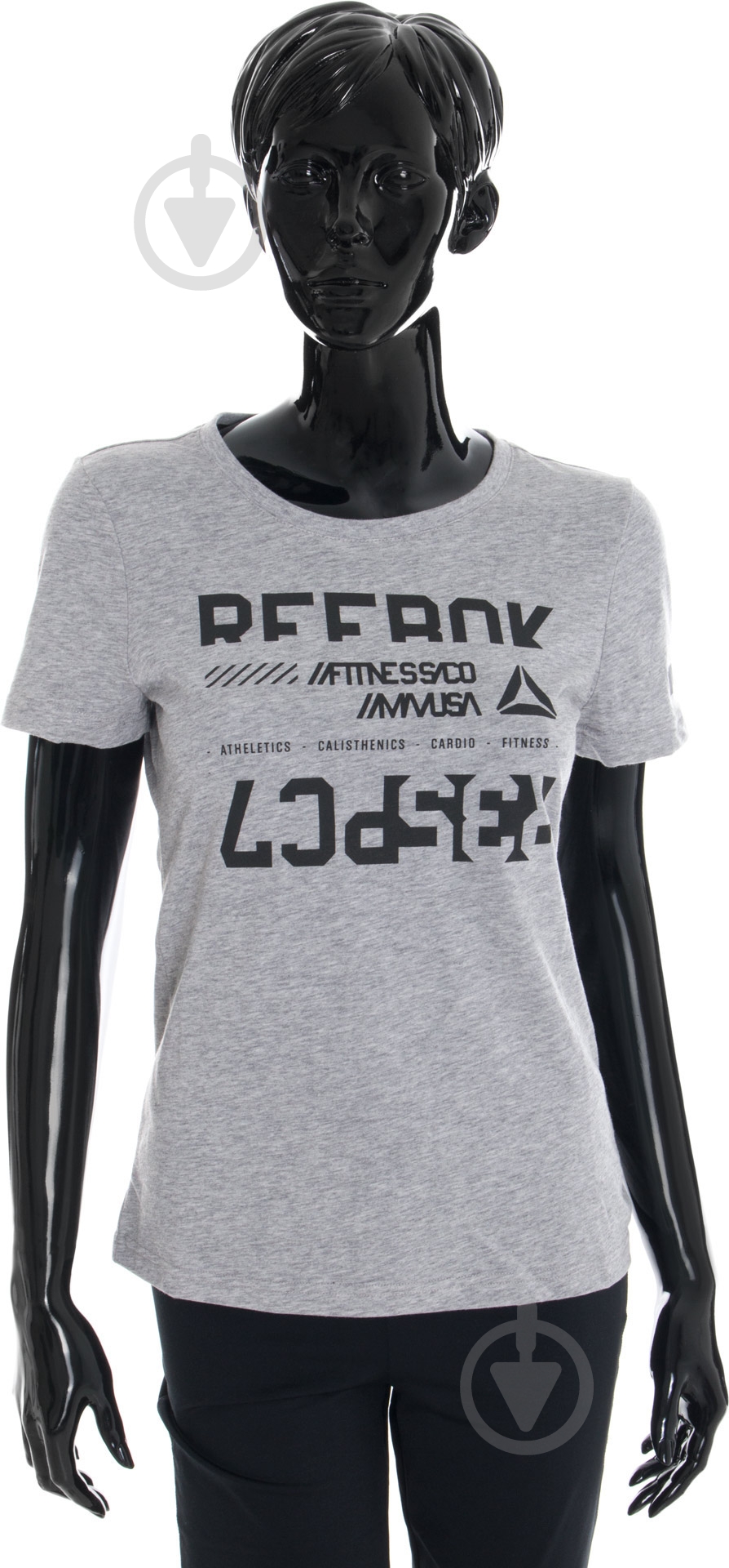 Футболка Reebok WOR CS TEE AY1922 р.XL сірий - фото 1