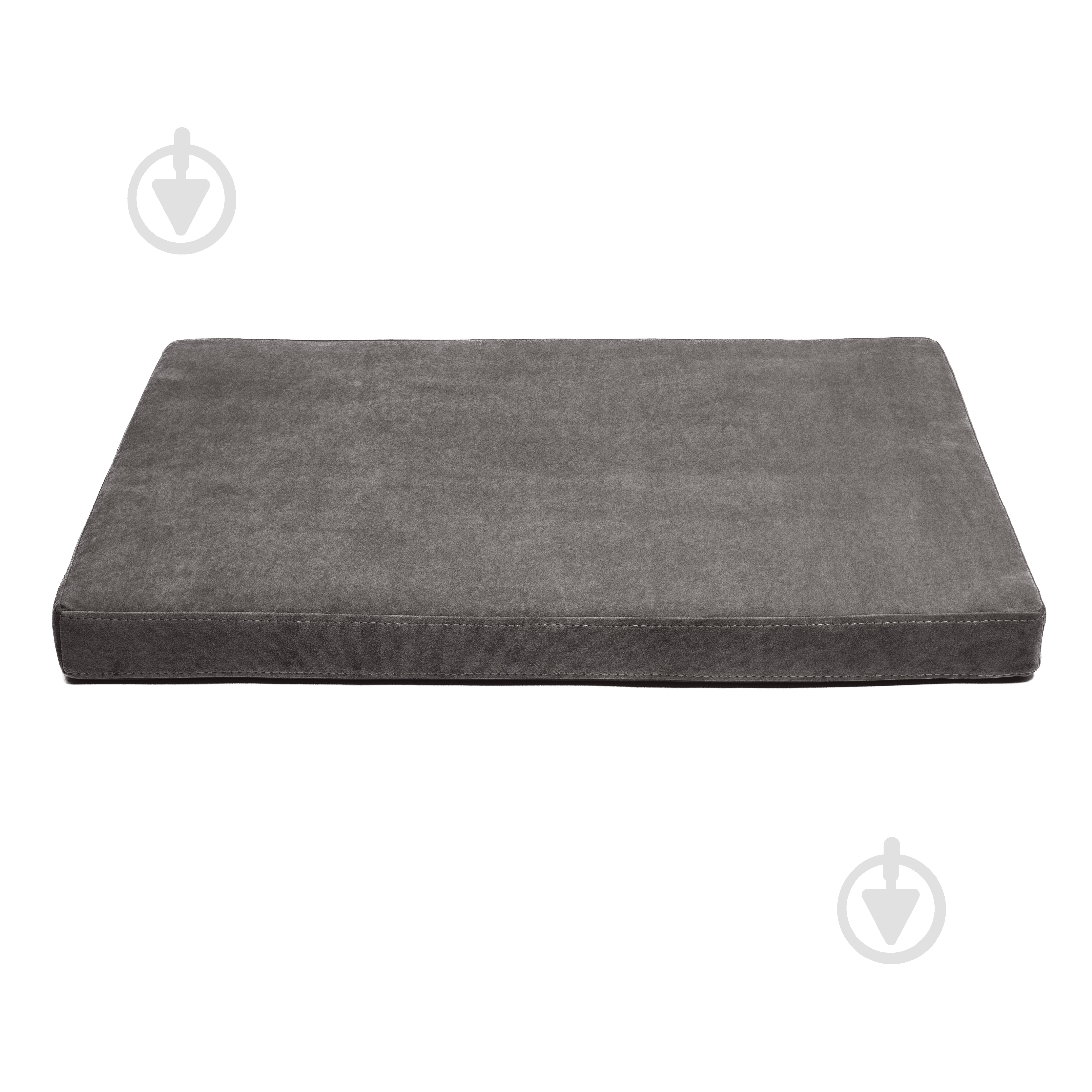 Матрас PETBED Сэндвич L 100х70 см h-8 см велюр темно-серый - фото 3