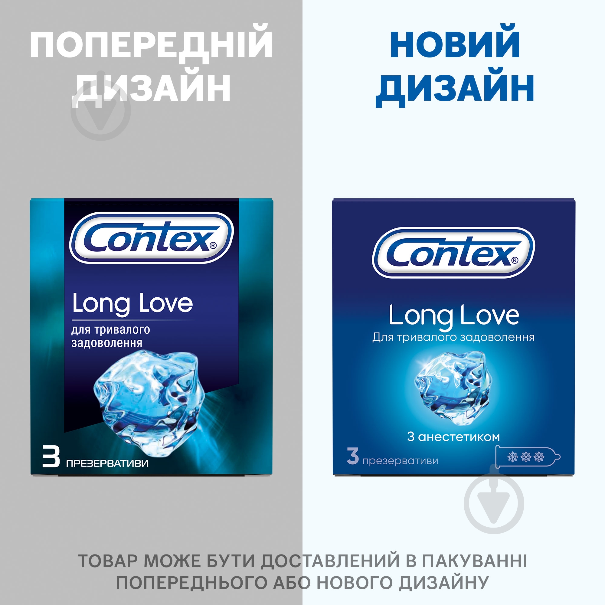Презервативы Contex Long Love (с анестетиком) 3 шт. - фото 2