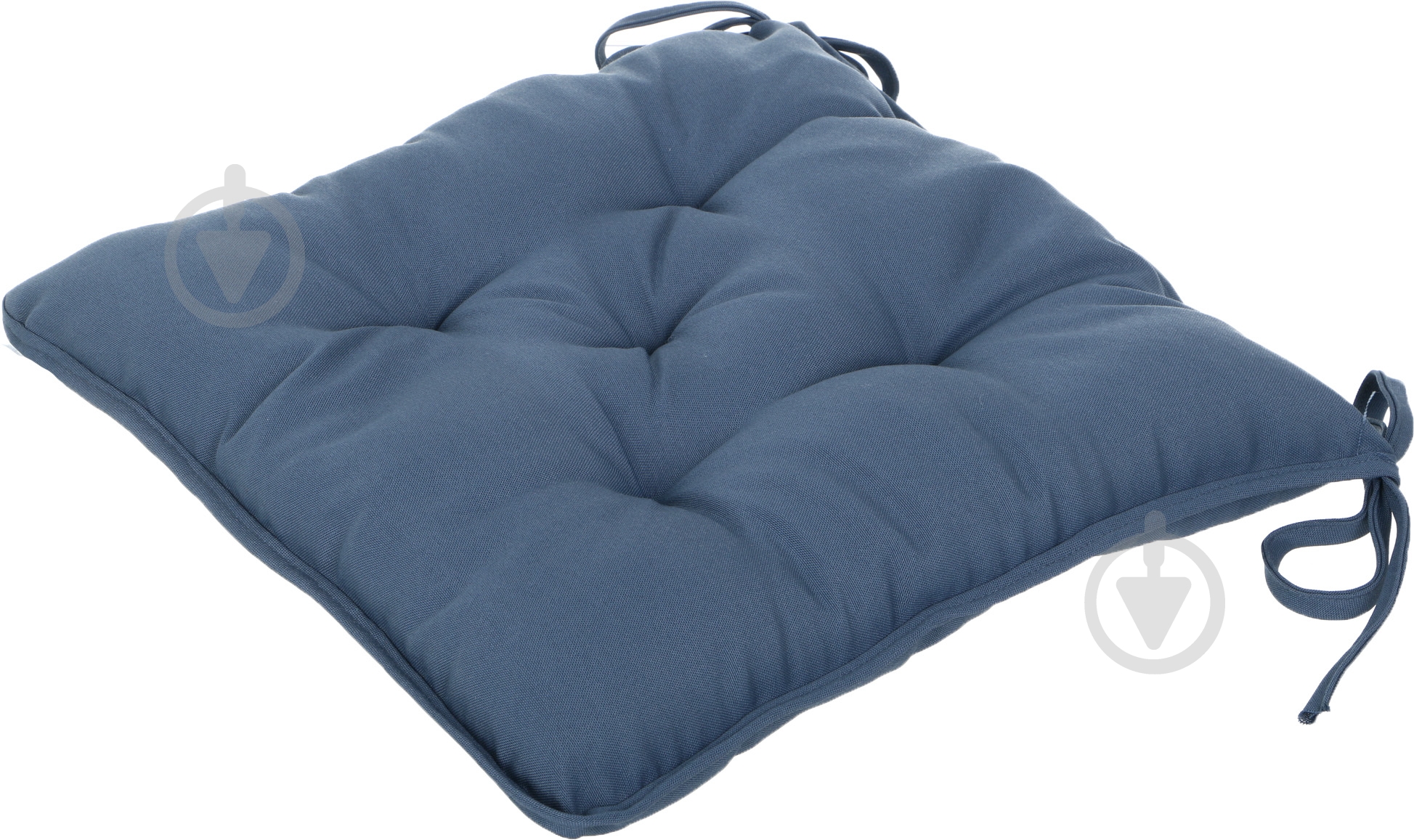 Подушка на стул Sky стеганая midnight 37x37x8 см - фото 1