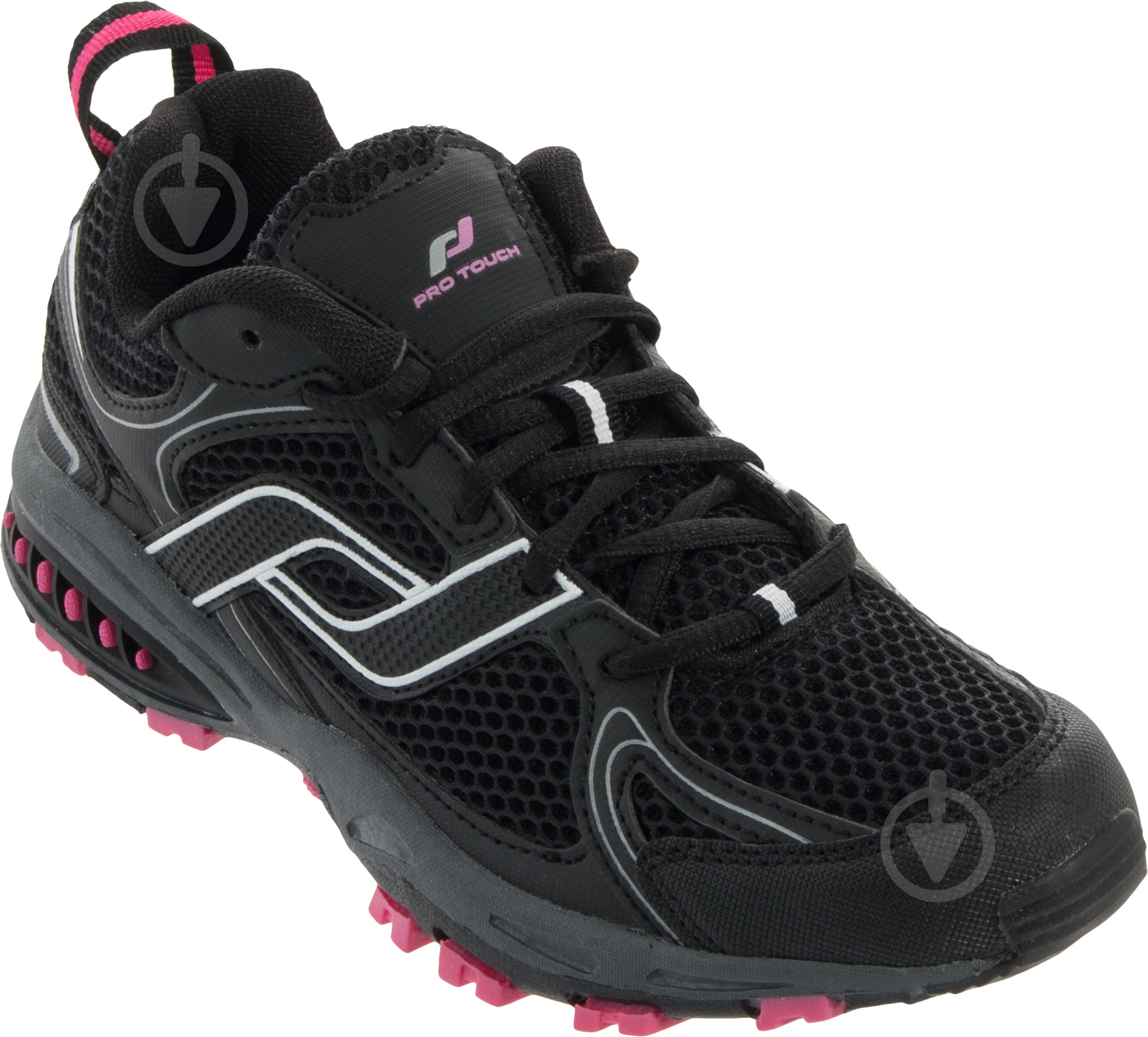 Кроссовки Pro Touch Elexir Trail W 200089 чорн./рож. р.41 серый меланж - фото 4