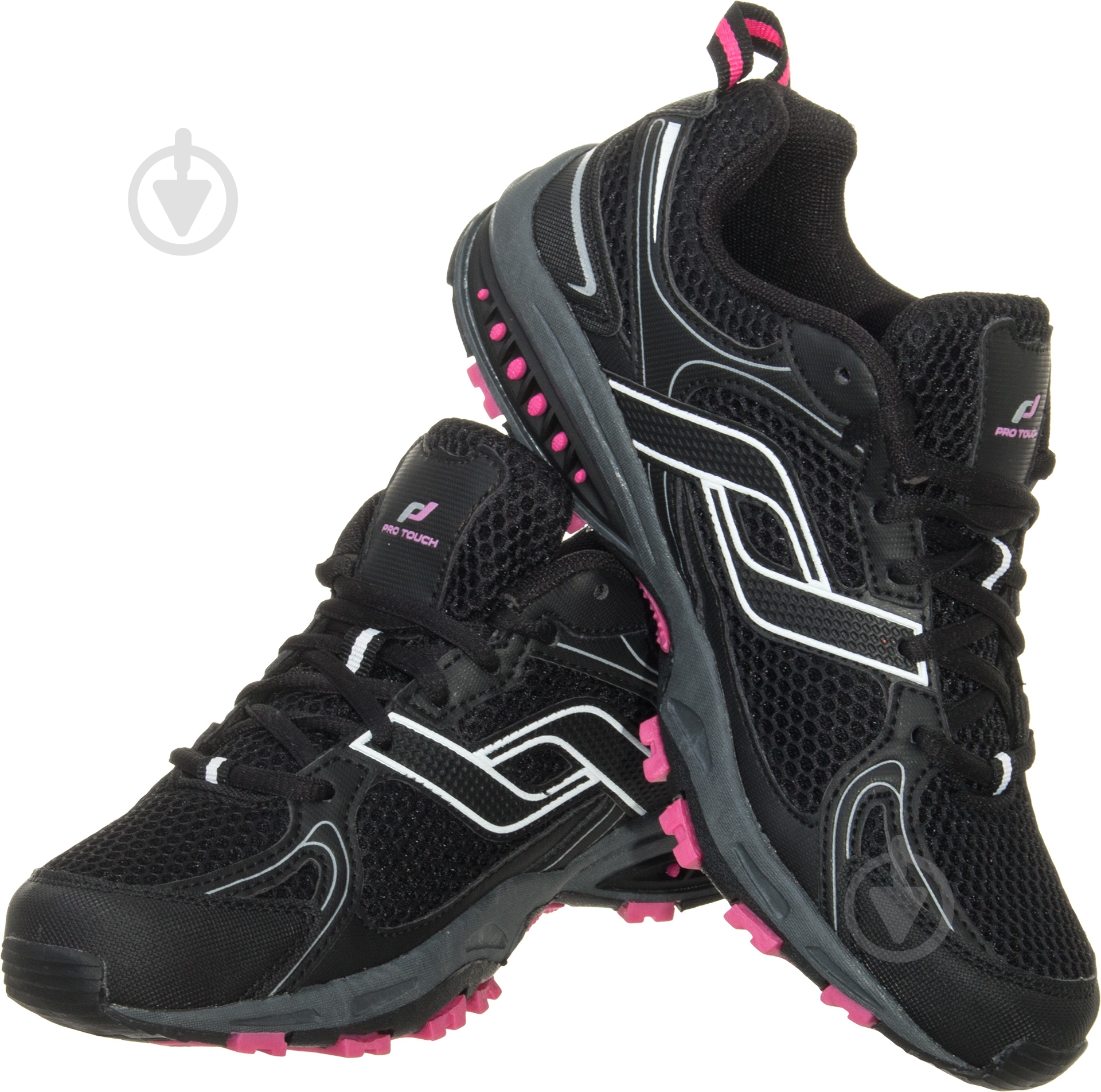 Кроссовки Pro Touch Elexir Trail W 200089 чорн./рож. р.41 серый меланж - фото 2