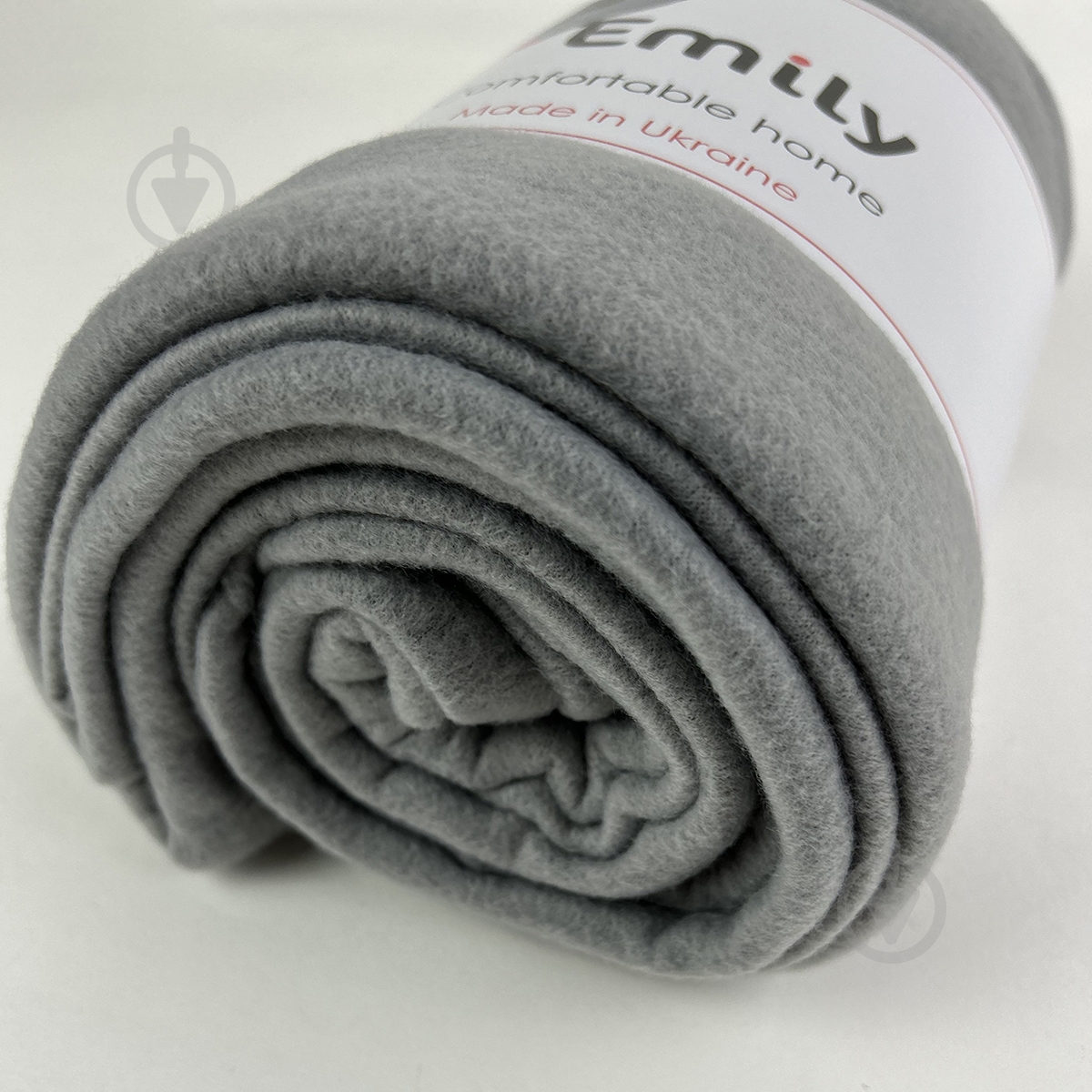 Плед флисовый Levity 150x200 см серый Emily - фото 5