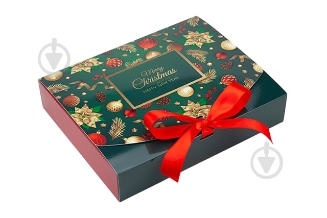 Коробка Merry Christmas 25x20x5 см - фото 1