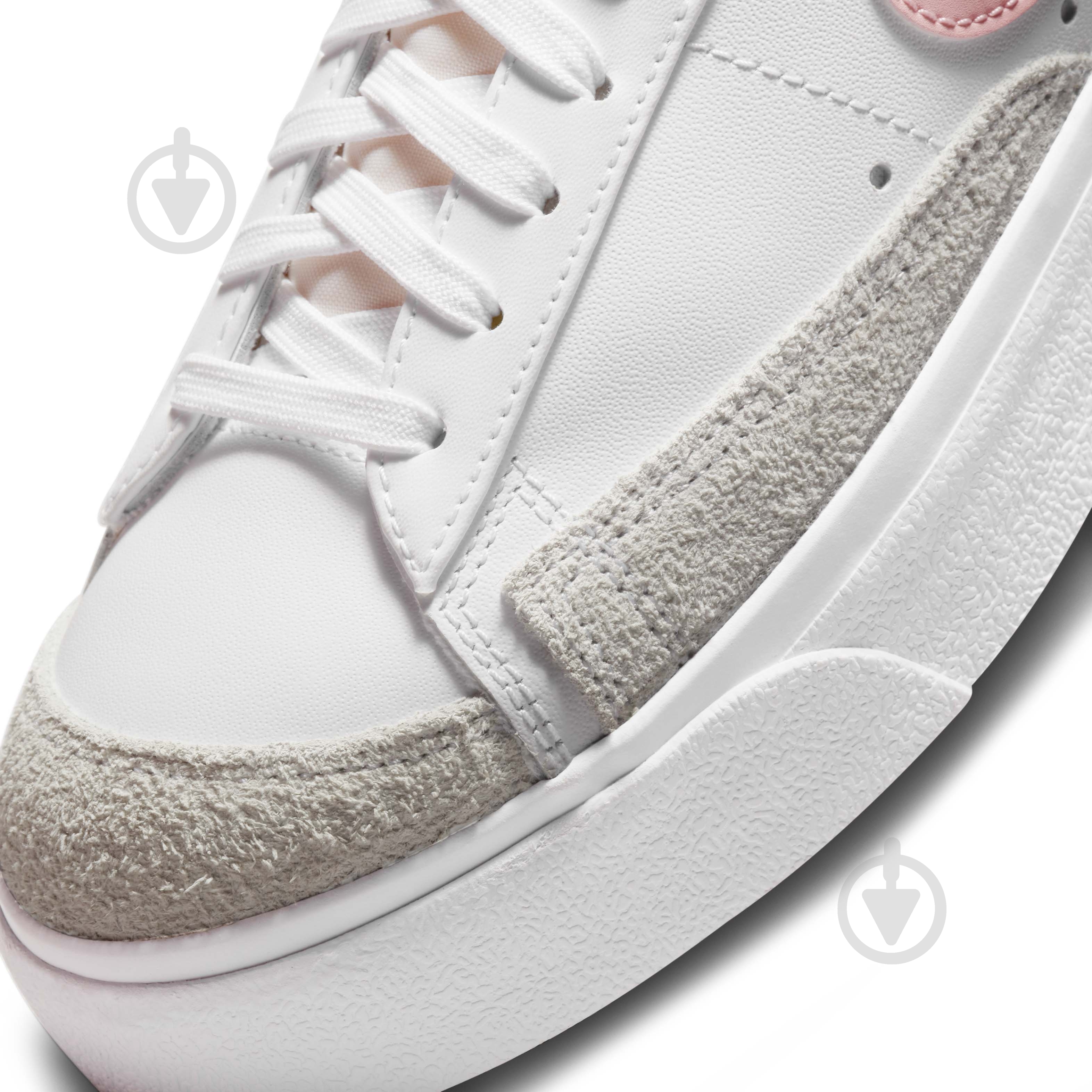 Кроссовки женские демисезонные Nike Blazer Low Platform DJ0292-103 р.40,5 белые - фото 9 Кроссовки женские демисезонные Nike Blazer Low Platform DJ0292-103 р.40,5 белые - фото 9