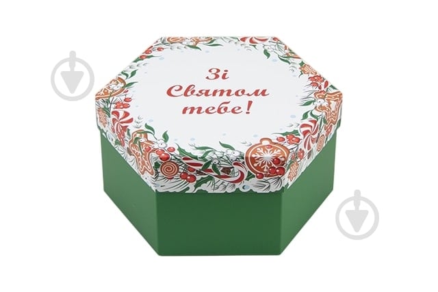 Коробка С праздником 20x17x10 см - фото 1 Коробка С праздником 20x17x10 см - фото 1