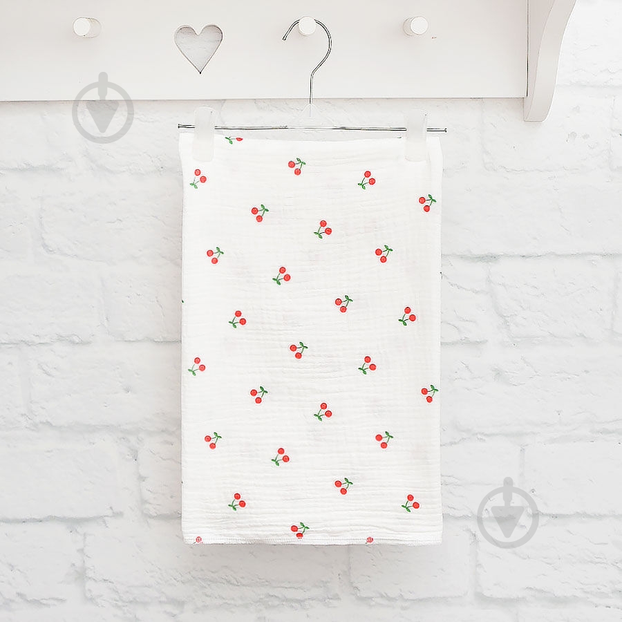 Пеленка Blanka Вишни 70x90 см белый 14284 - фото 1 Пеленка Blanka Вишни 70x90 см белый 14284 - фото 1