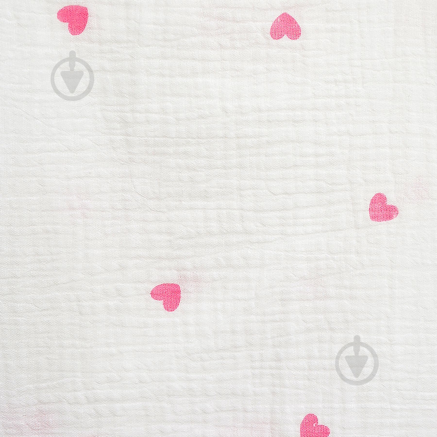 Пеленка Blanka Сердечки 70x90 см белый с принтом 14283 - фото 3 Пеленка Blanka Сердечки 70x90 см белый с принтом 14283 - фото 3