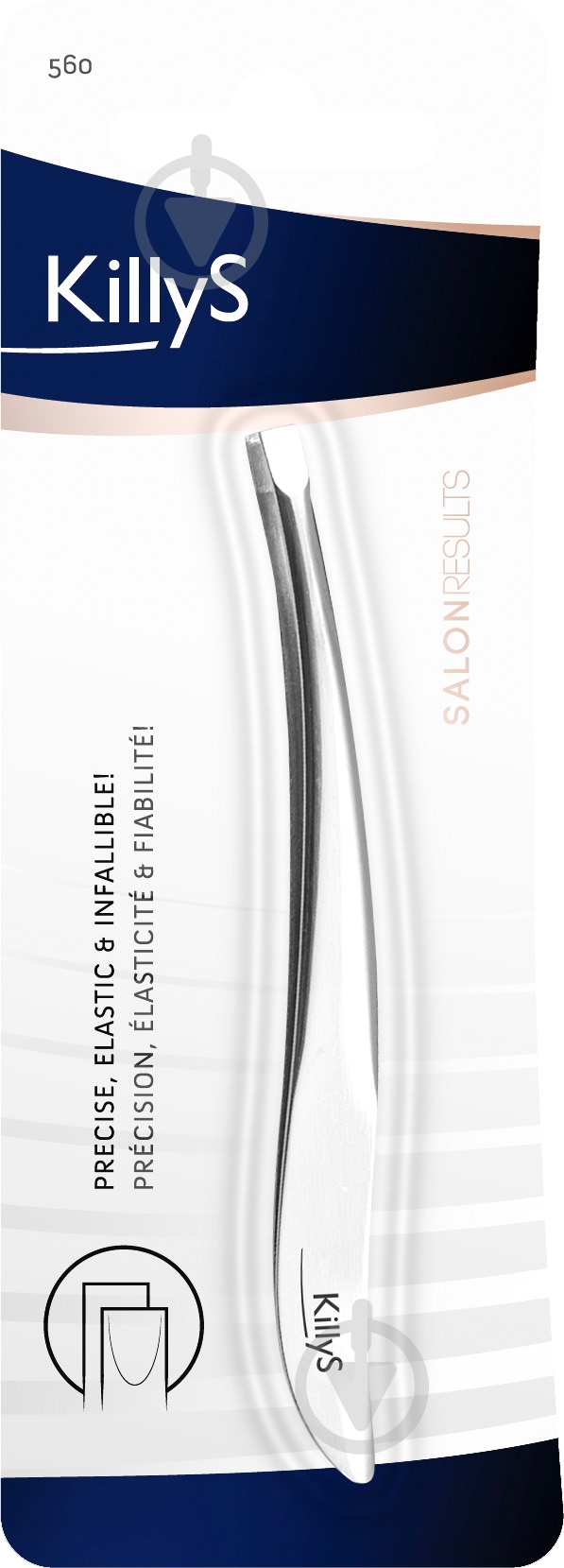 Пинцет KillyS с прямыми кончиками 963560 963560 - фото 1