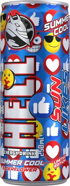 Энергетический напиток HELL Summer Cool Бузина 0,25 л - фото 1