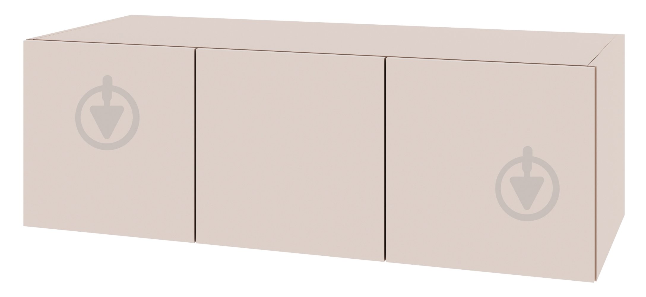 Додатковий сегмент Берегиня Антресоль до шафи Choice 3д3я 400х1200х550 мм кашемір / кашемір - фото 1