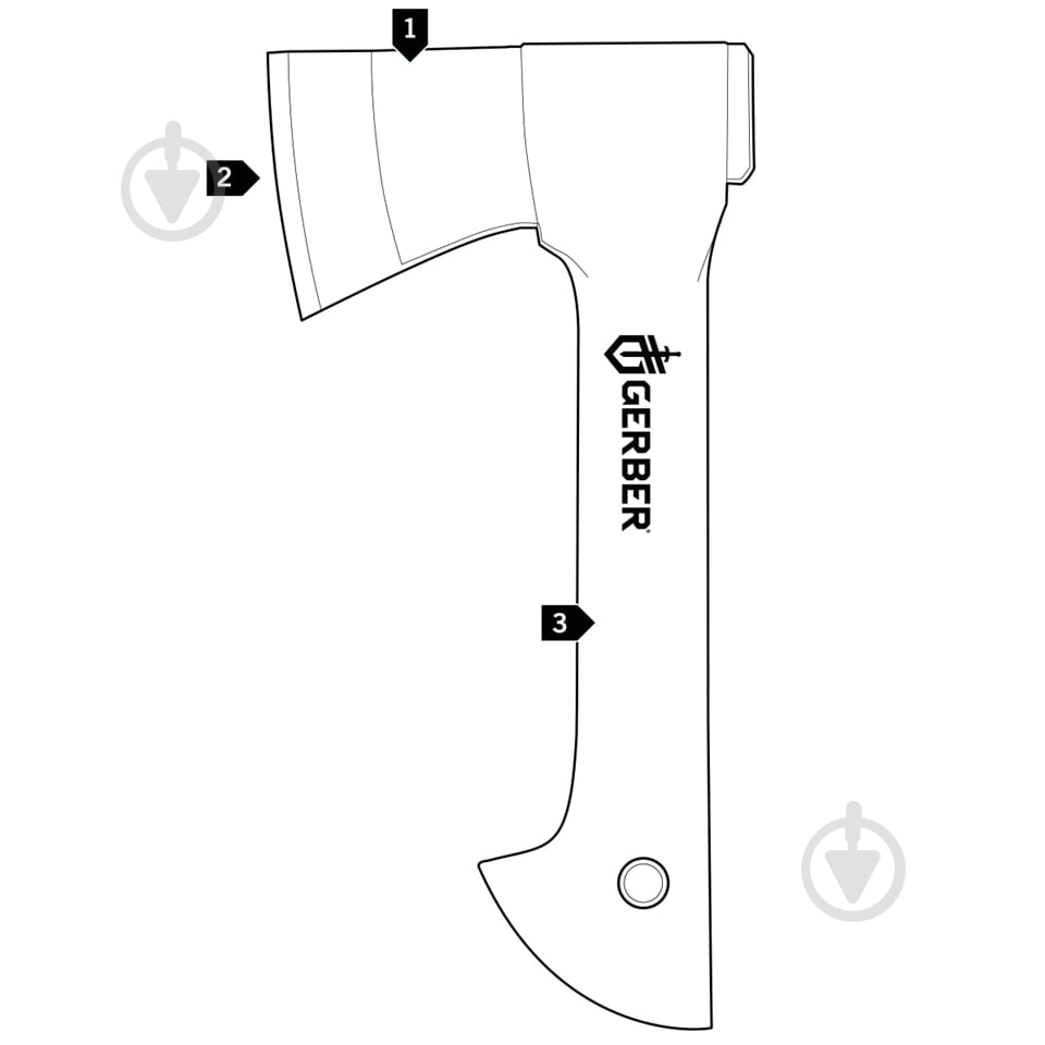 Топор Gerber Gear 9 Hatchet - фото 3