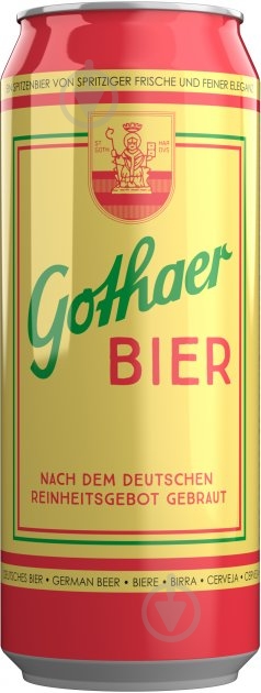 Пиво Gothaer светлое Pilsner 4012440021374 0,5 л - фото 1