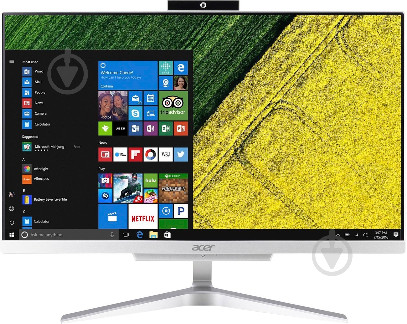 Моноблок Acer Aspire C22-865 21.5" (DQ.BBRME.013) silver - фото 1