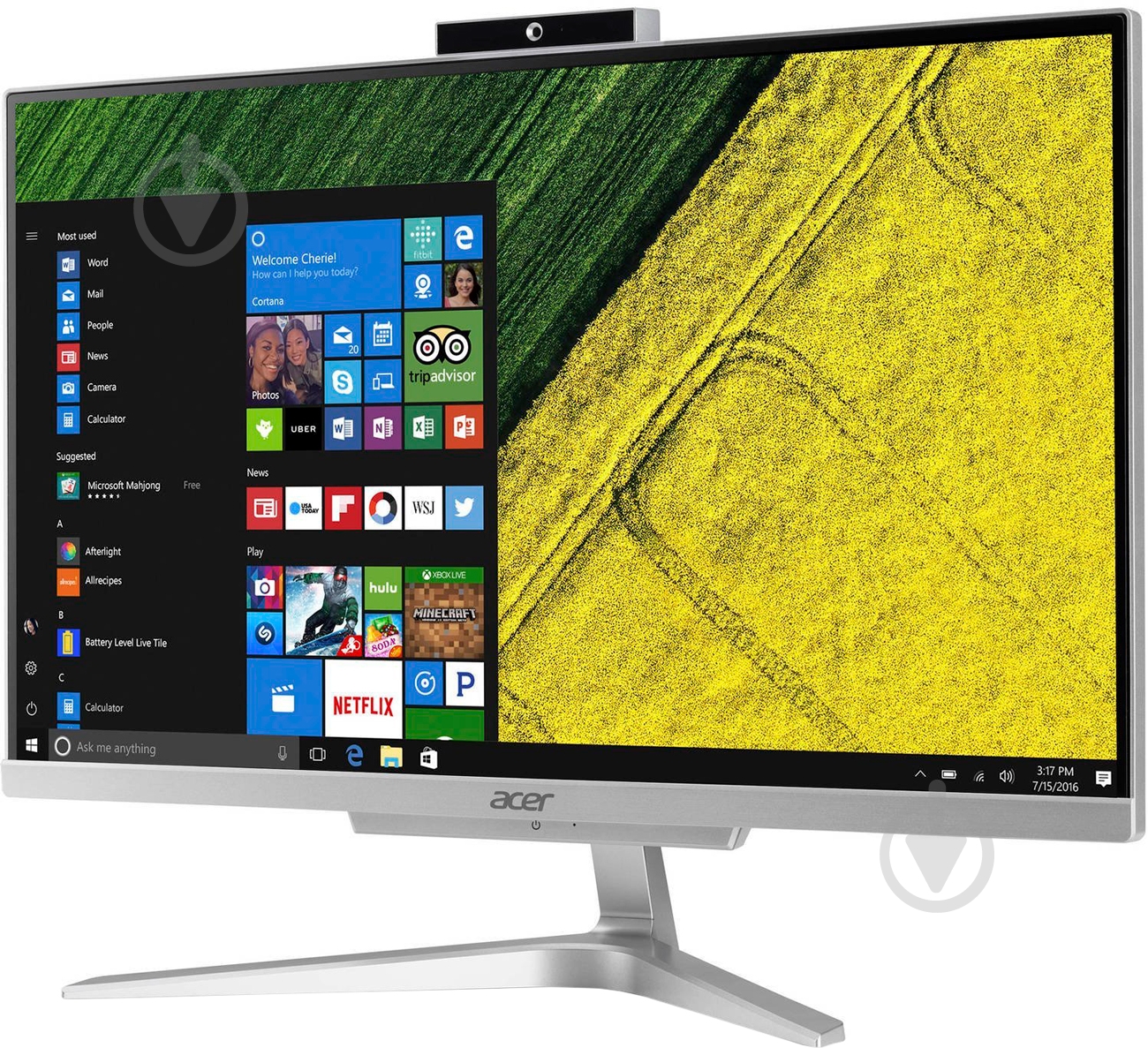 Моноблок Acer Aspire C22-865 21.5" (DQ.BBSME.007) silver - фото 3 Моноблок Acer Aspire C22-865 21.5" (DQ.BBSME.007) silver - фото 3