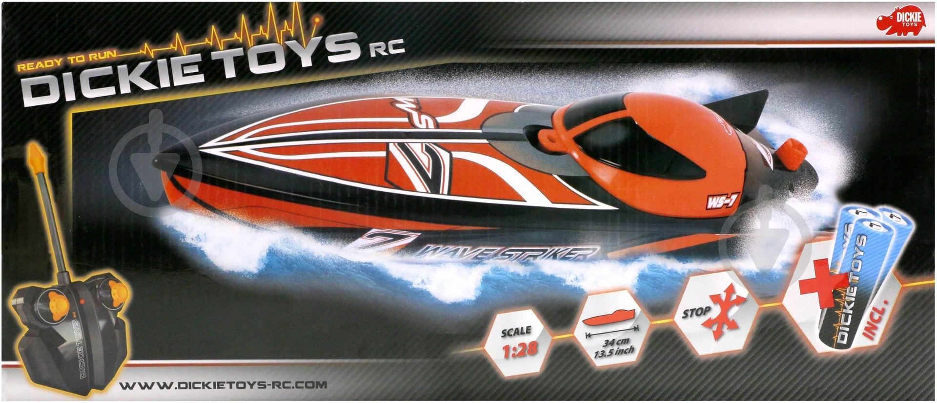 Катер на радиоуправлении Simba Страйкер 1:28 1119406 - фото 2