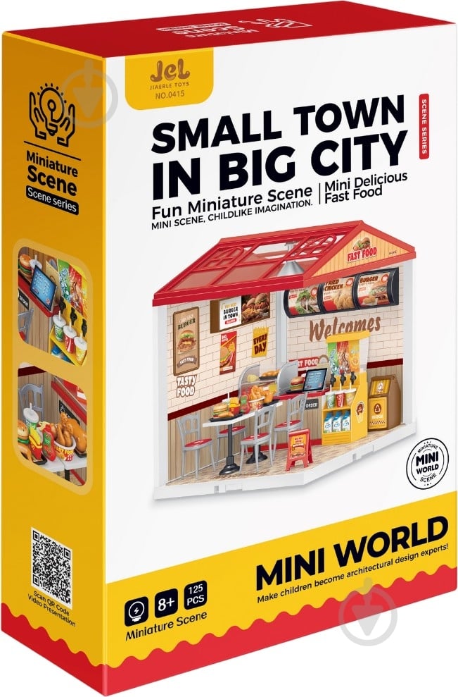 Ігровий набір SHANTOU YISHENG Мінідім фаст-фуд ресторан 0415 - фото 1 Ігровий набір SHANTOU YISHENG Мінідім фаст-фуд ресторан 0415 - фото 1