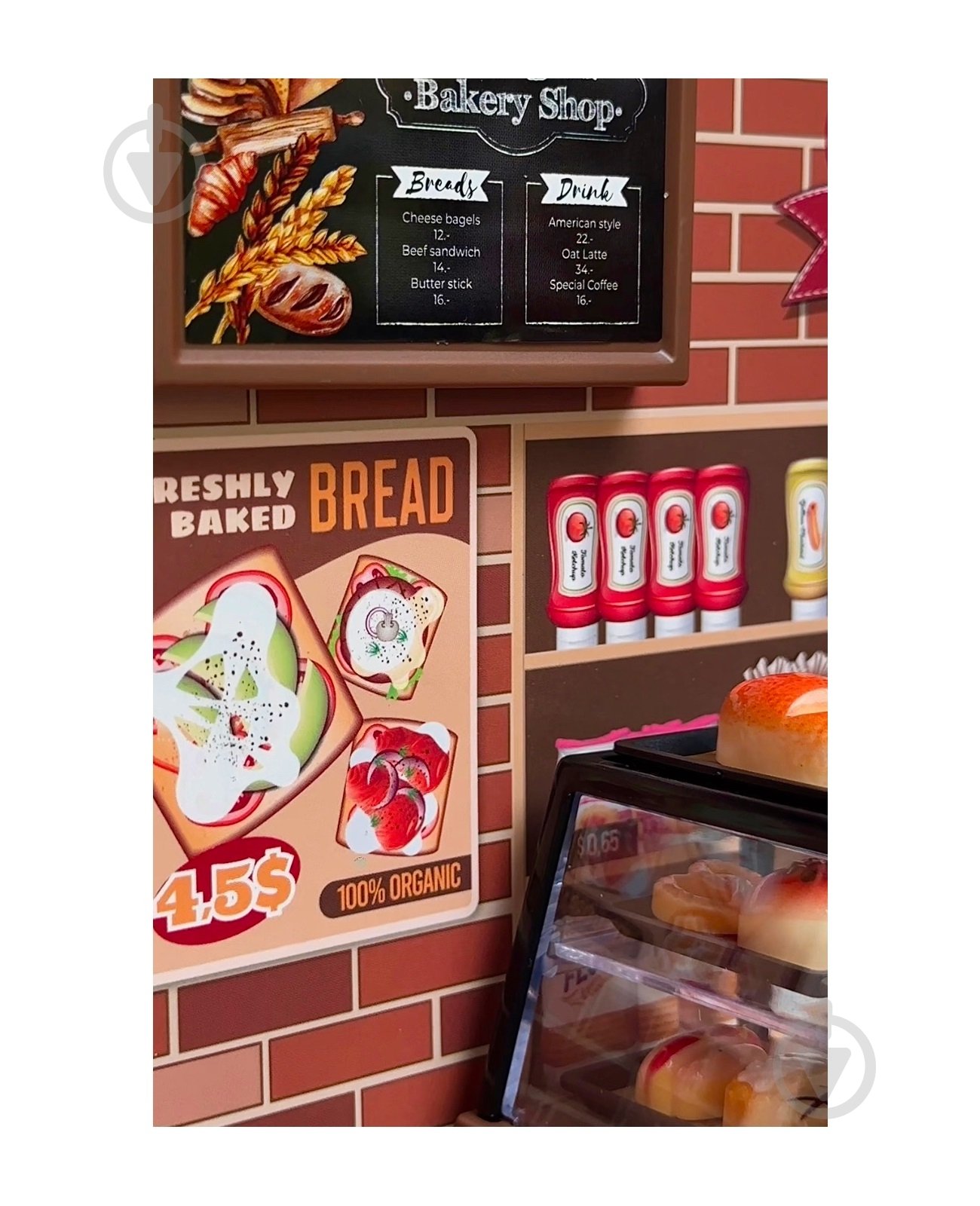 Ігровий набір SHANTOU YISHENG Мінідім пекарня 0417 - фото 5 Ігровий набір SHANTOU YISHENG Мінідім пекарня 0417 - фото 5