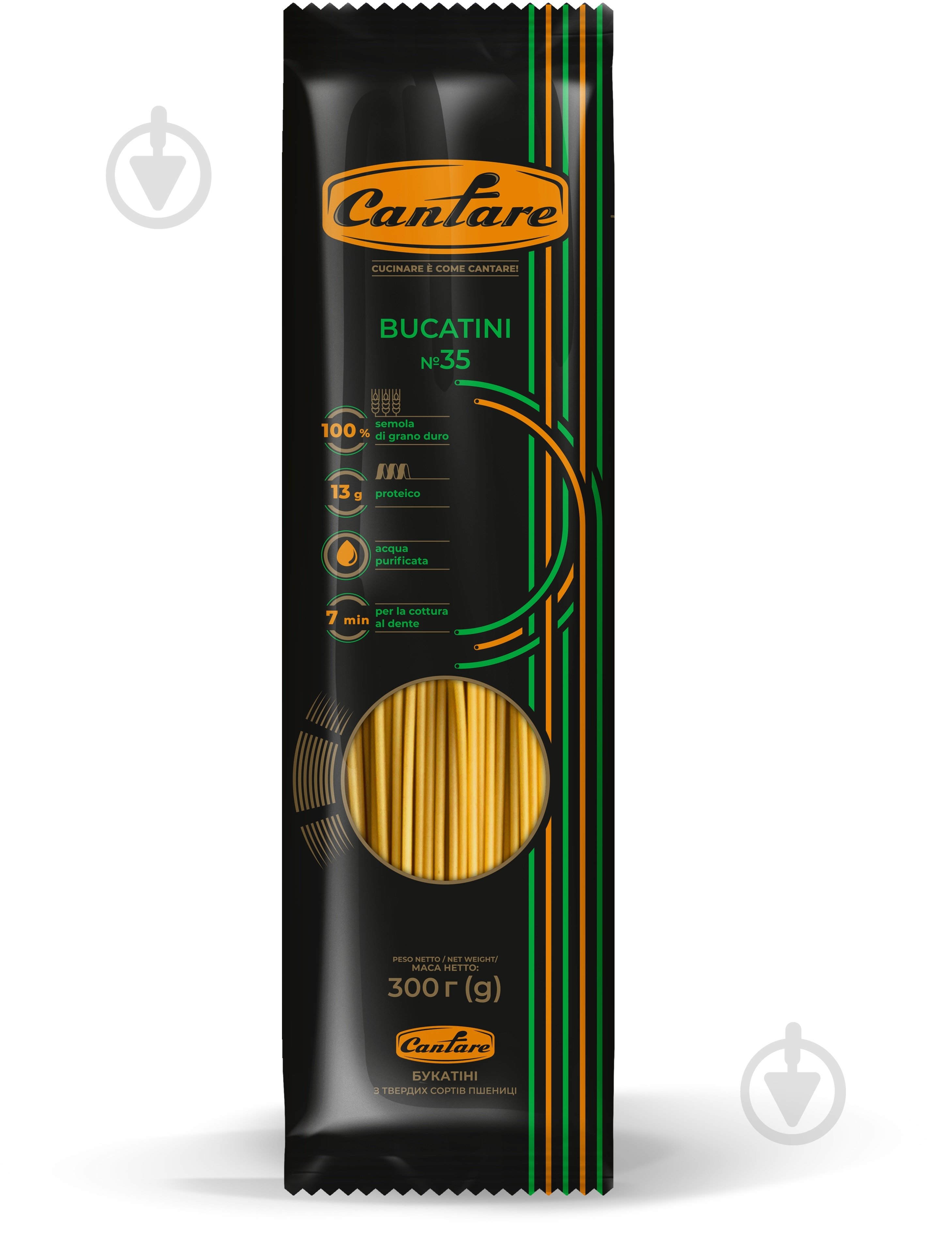 Макароны ТМ Cantare Букатини (4820245300569) - фото 1