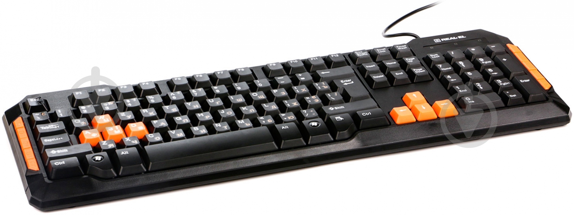 Клавиатура Real-el Gaming 8500 (8500 Gaming, USB, black (REAL-) USB black - фото 2 Клавиатура Real-el Gaming 8500 (8500 Gaming, USB, black (REAL-) USB black - фото 2