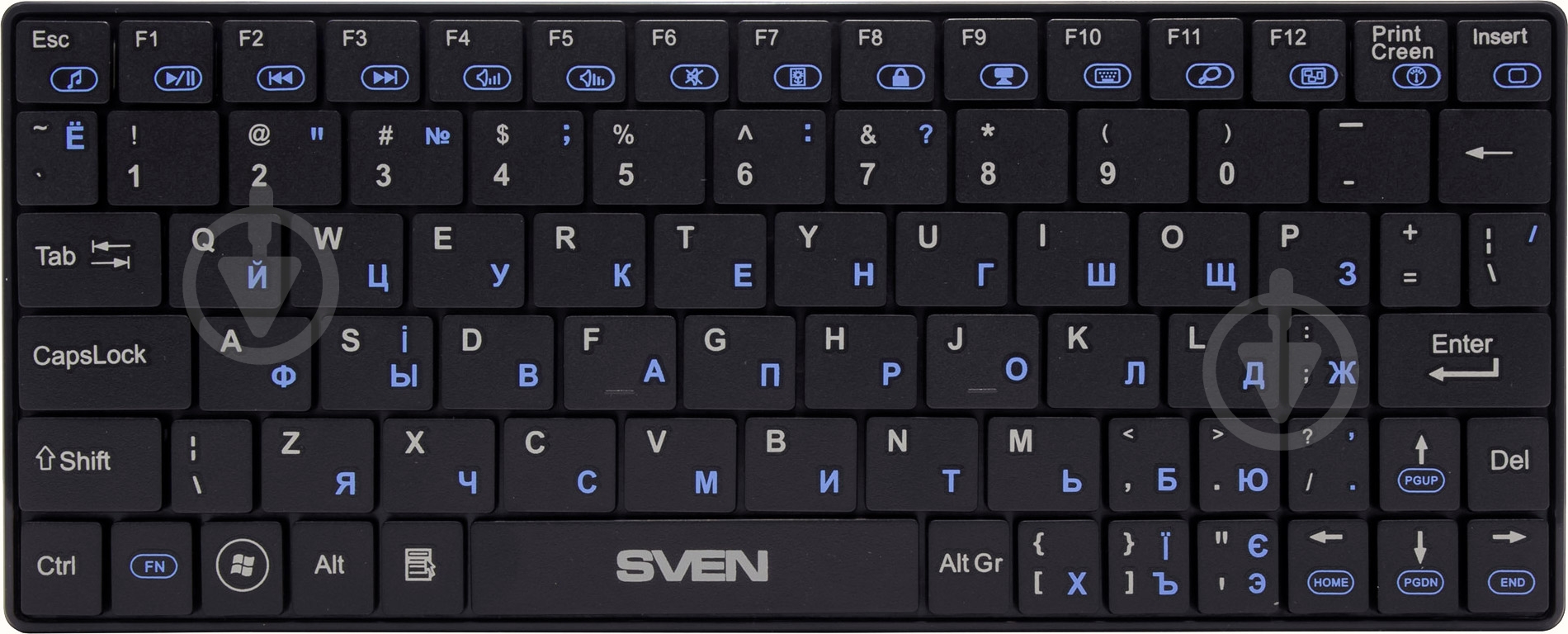 Клавиатура Sven Comfort 8300 Bluetooth black - фото 1