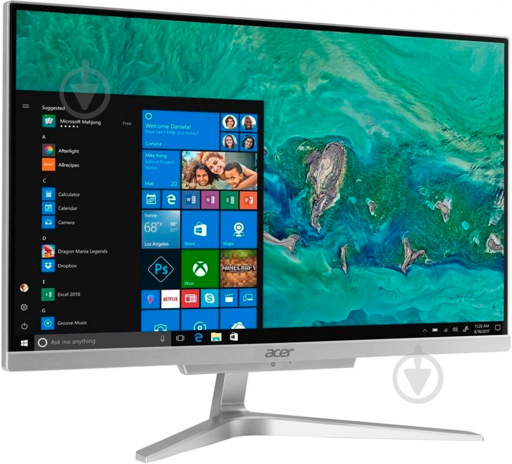 Моноблок Acer Aspire C27-865 27" (DQ.BCPME.002) silver - фото 2 Моноблок Acer Aspire C27-865 27" (DQ.BCPME.002) silver - фото 2
