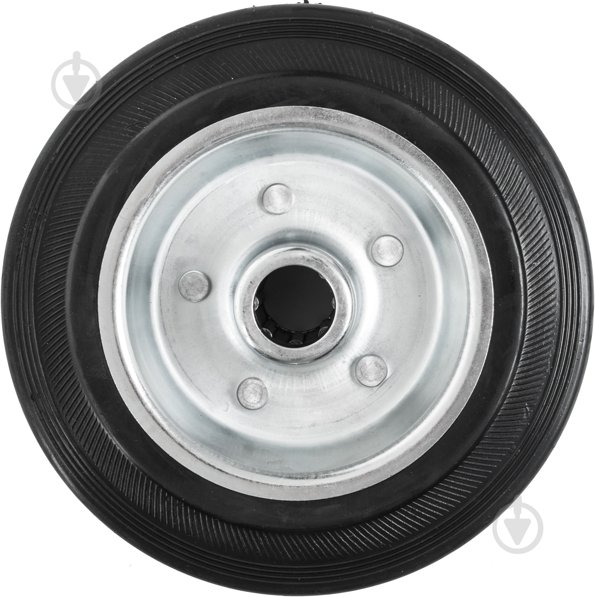 Колесо d160 мм промышленное резиновое чорное 269160 - фото 1