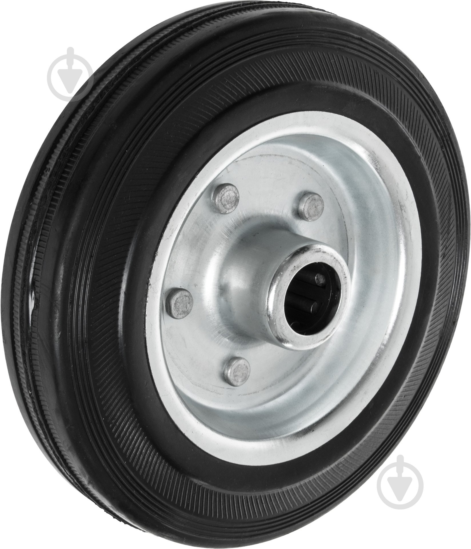 Колесо d160 мм промышленное резиновое чорное 269160 - фото 2