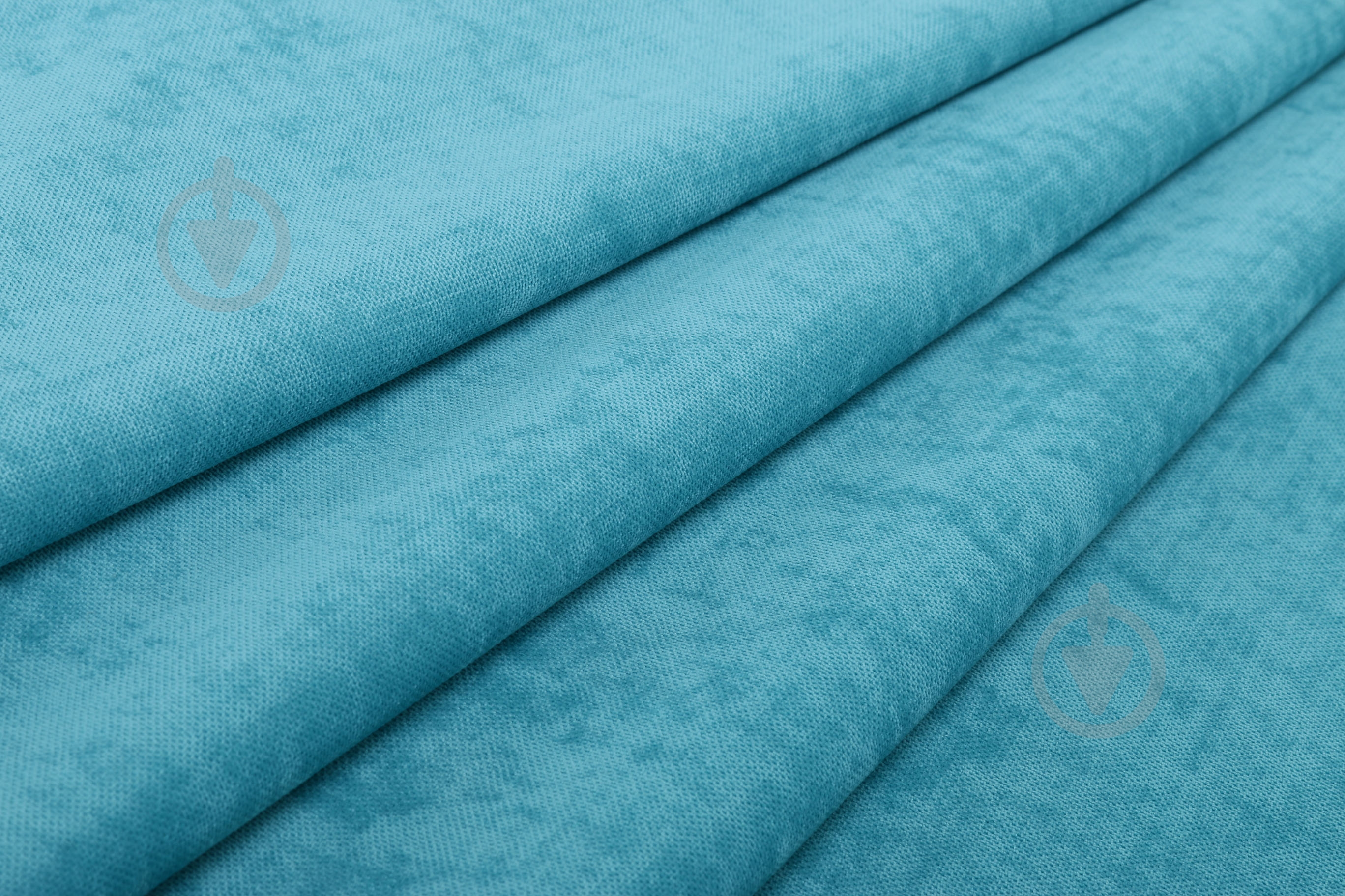 Ткань портьерная Канвас аква - фото 1