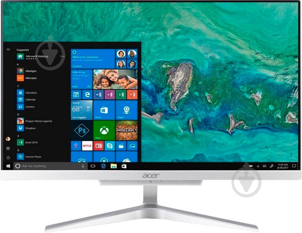 Моноблок Acer Aspire C27-865 27" (DQ.BCNME.001) silver - фото 1 Моноблок Acer Aspire C27-865 27" (DQ.BCNME.001) silver - фото 1