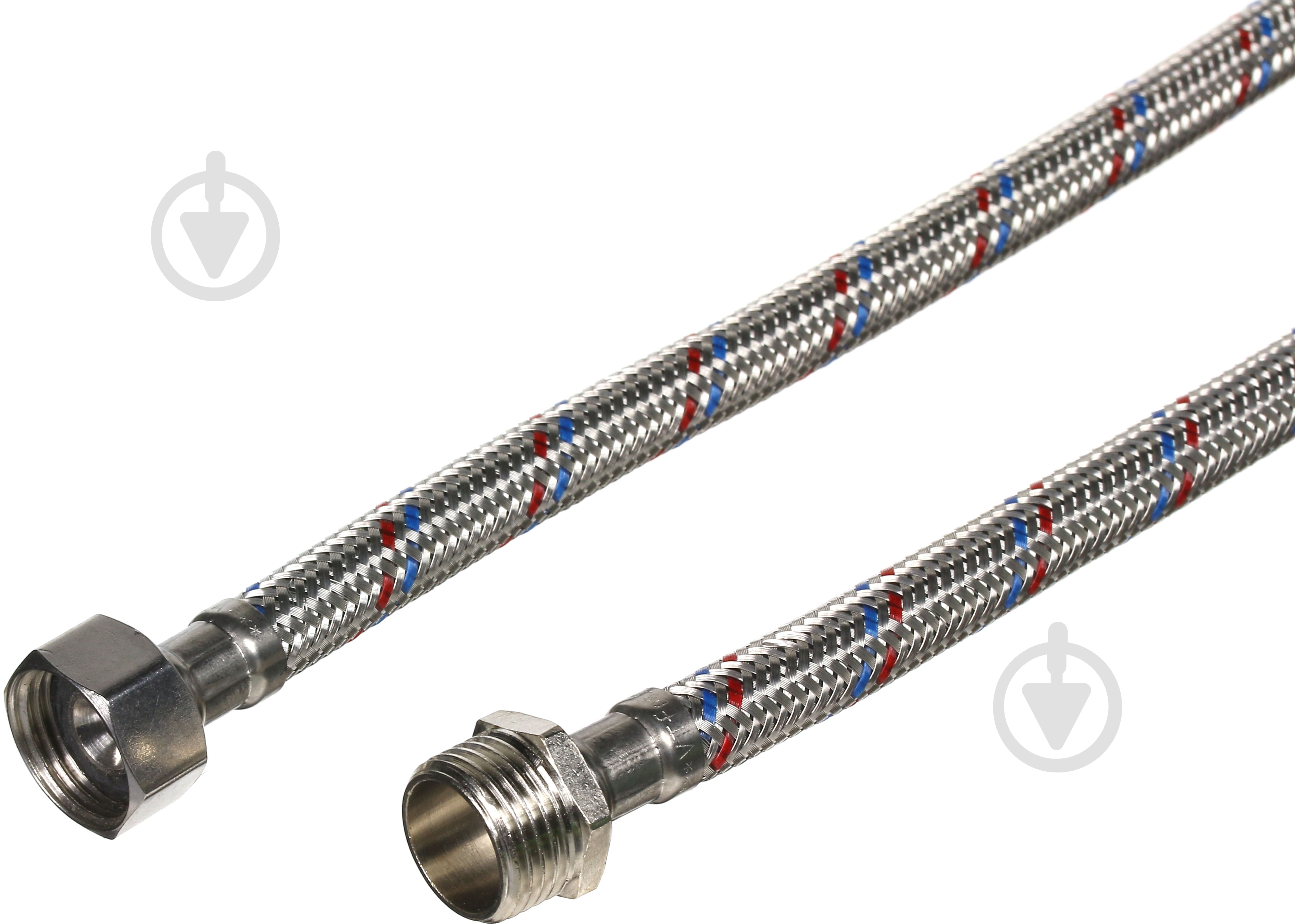 Шланг Valtec для воды 1/2 "120 см г / ш VALTEC Сталь (точеный стальной ниппель) - фото 1