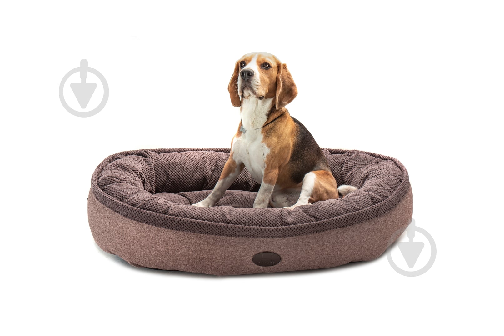 Лежак Harley and Cho Donut XL Brown Soft Touch 3102 - фото 2