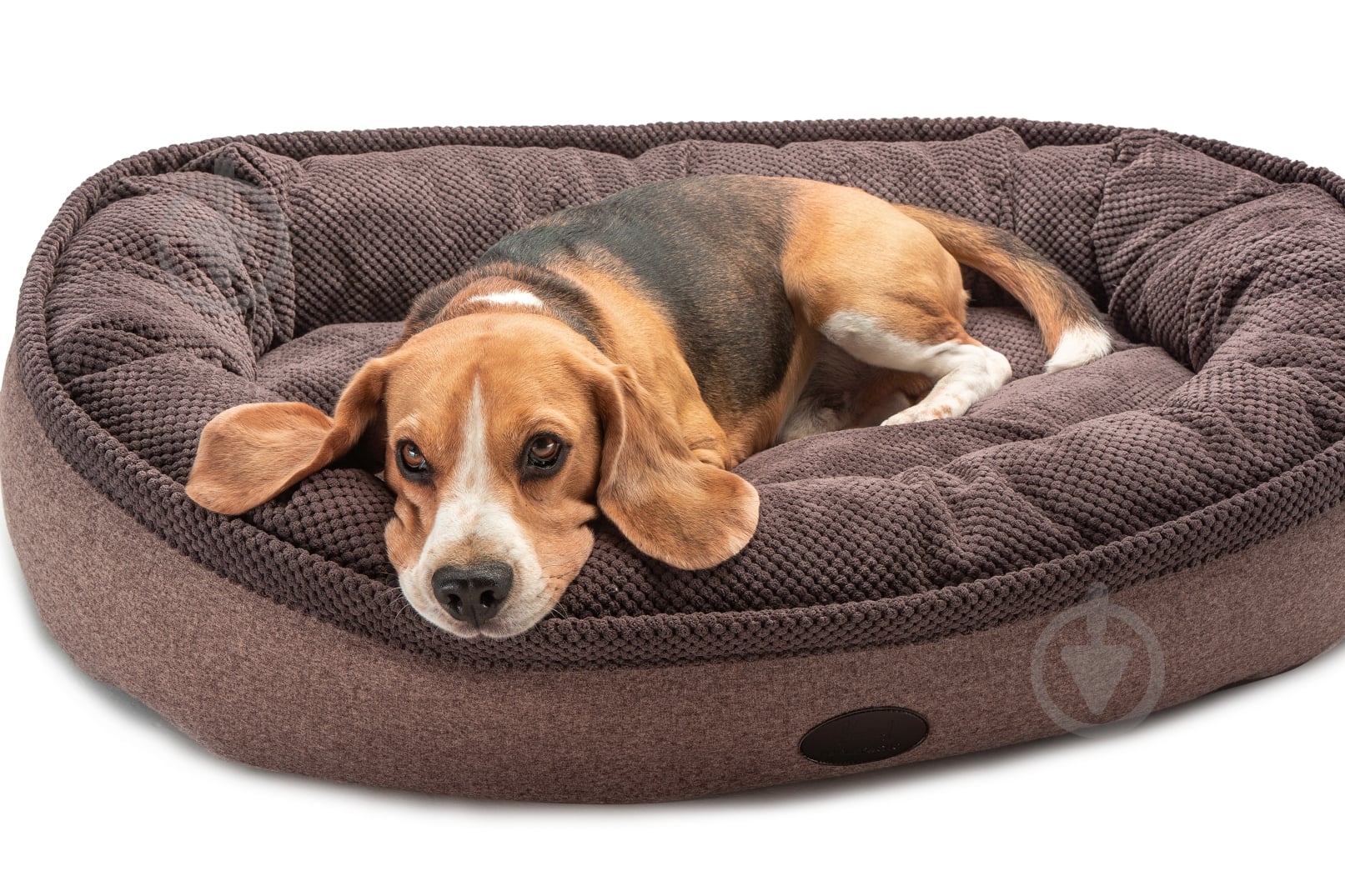 Лежак Harley and Cho Donut XL Brown Soft Touch 3102 - фото 6